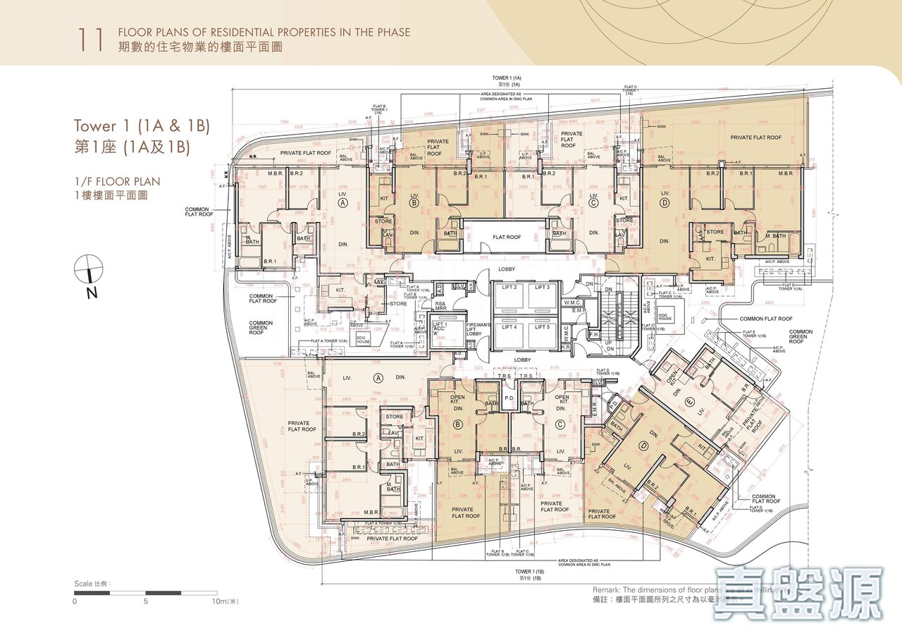 瑜一 IA期 1座 (1A),1座 (1B) 1樓