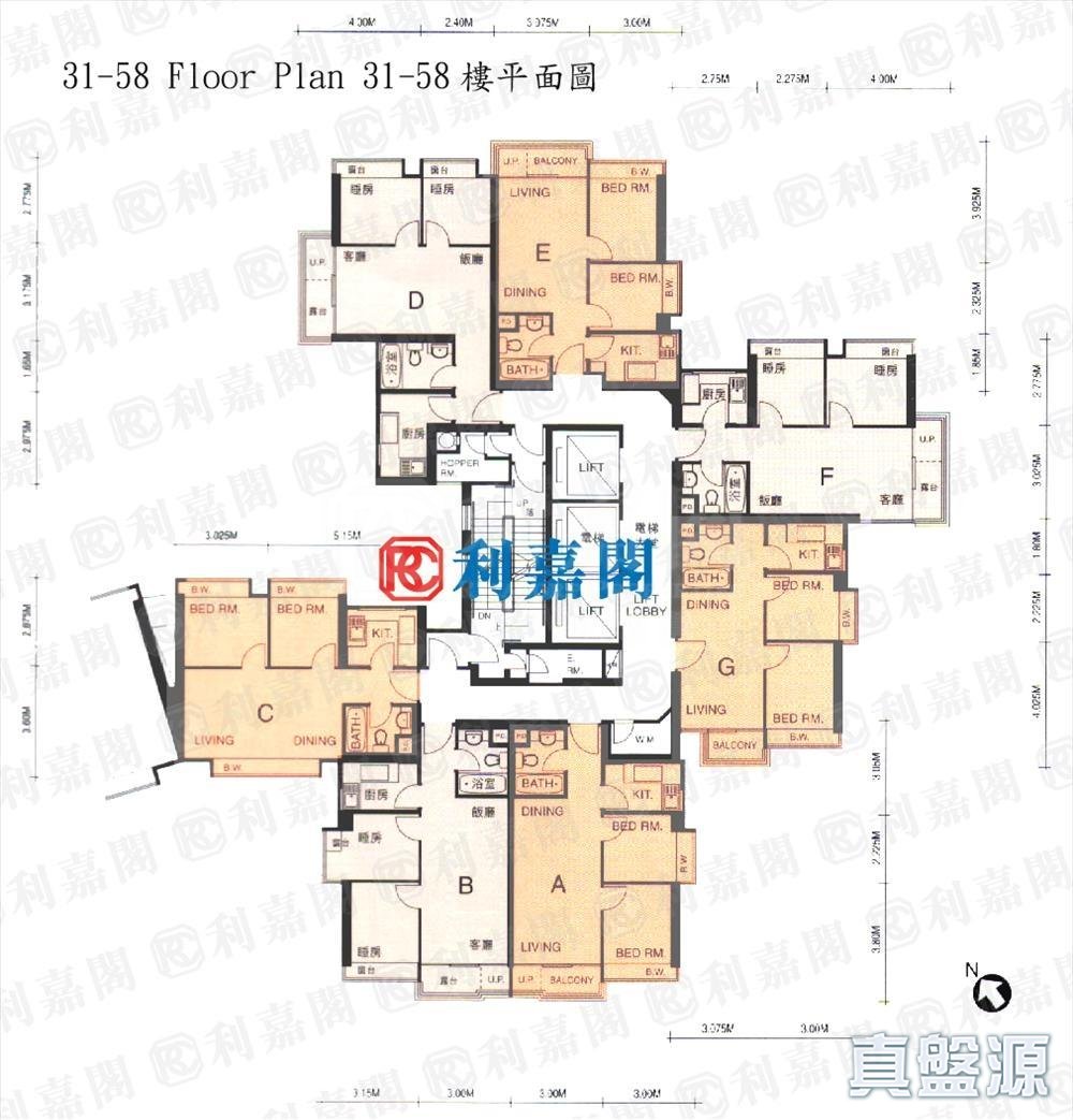 凱帆軒 3座 極高層 E室 奧運站/南昌