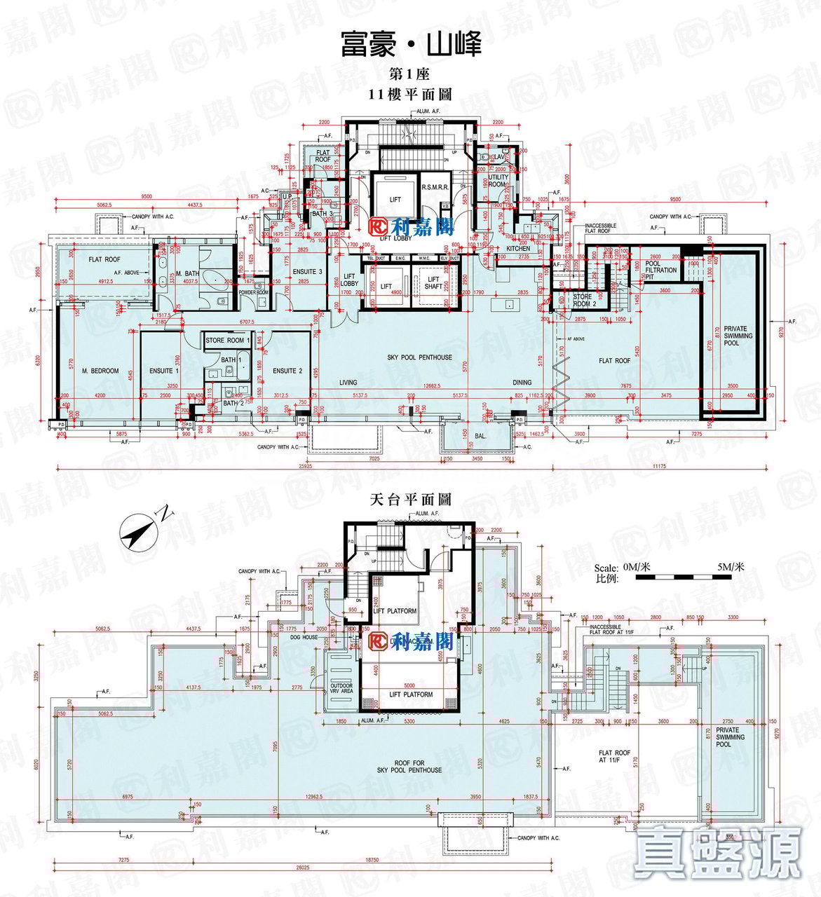 富豪‧山峰 1座 11樓及天台