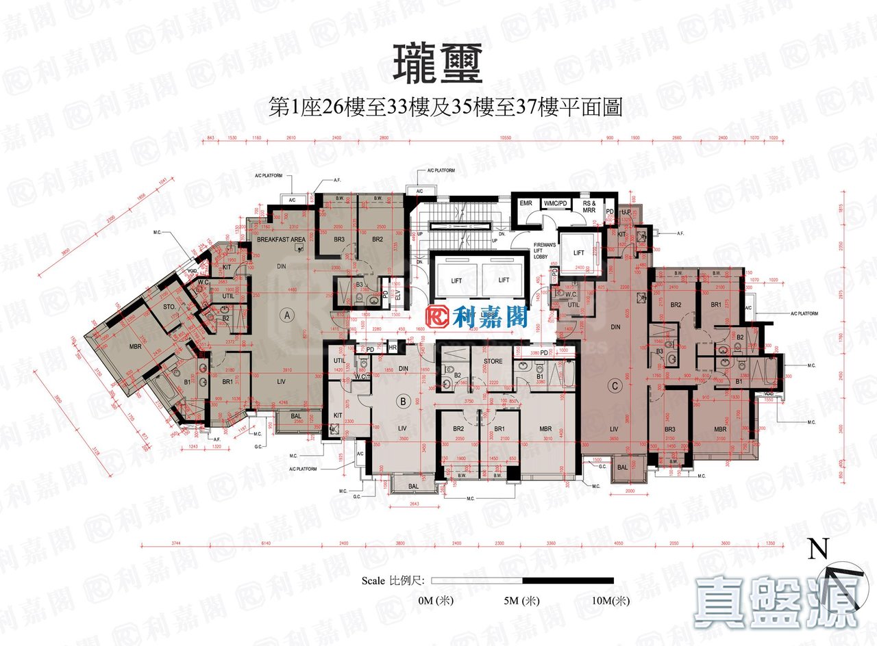 瓏璽 1座 26-37樓