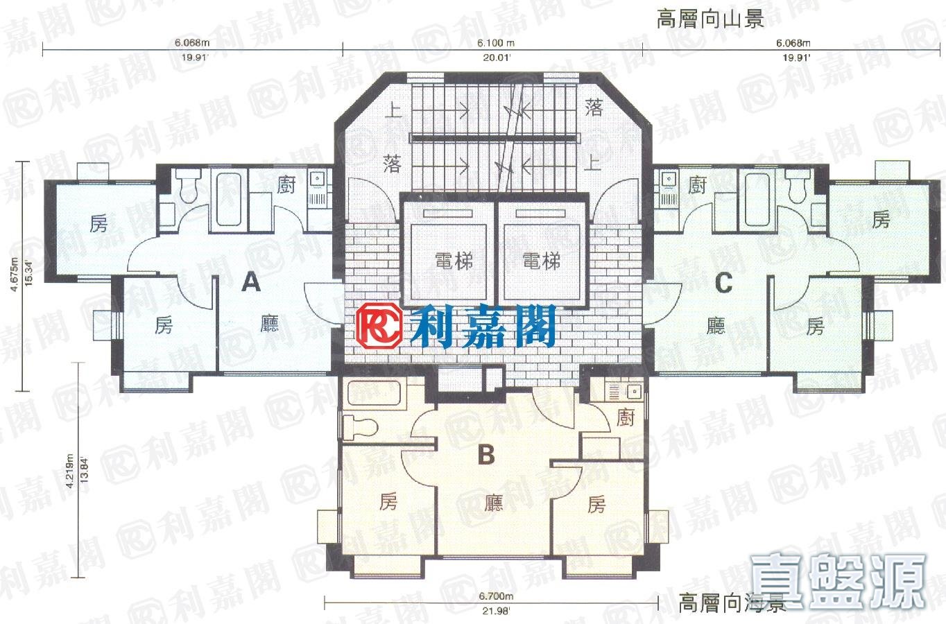 康宁花园 中层 C室 土瓜湾/九龙城/新启德/新蒲岗