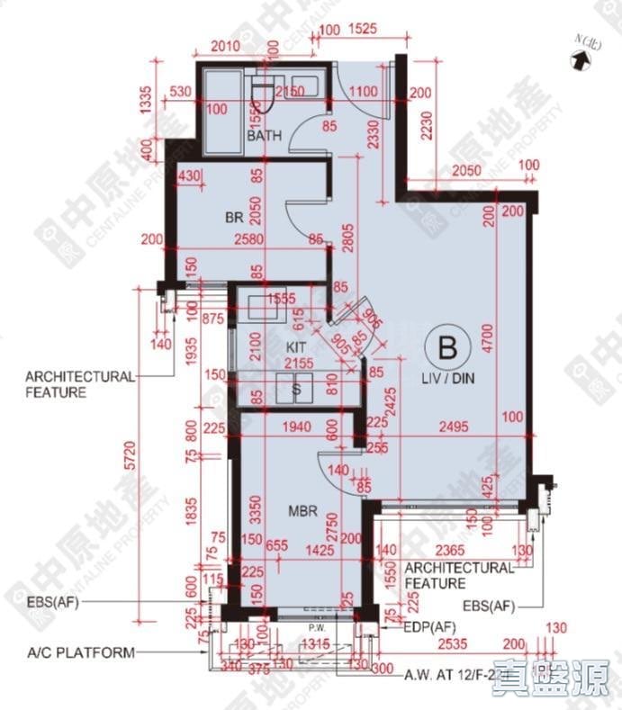 飛揚 1期 1座 高層 B室 深井/青山公路