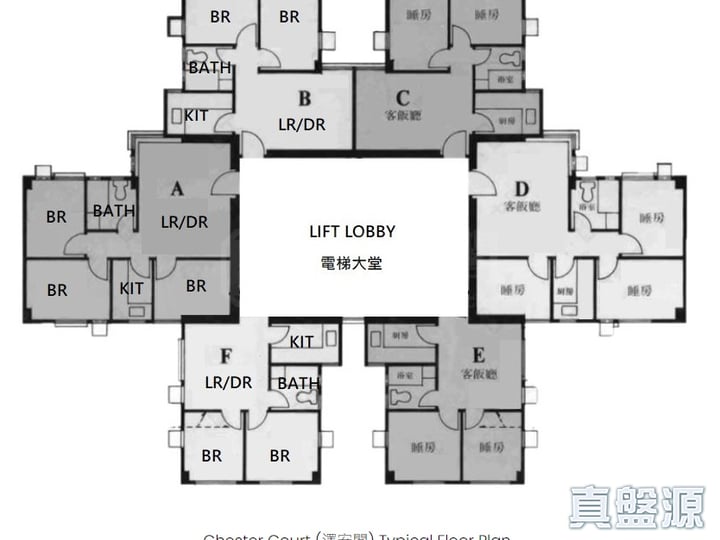 真盤源 - 利嘉閣地產 - 樓盤成交 - 澤安閣 高層 B室