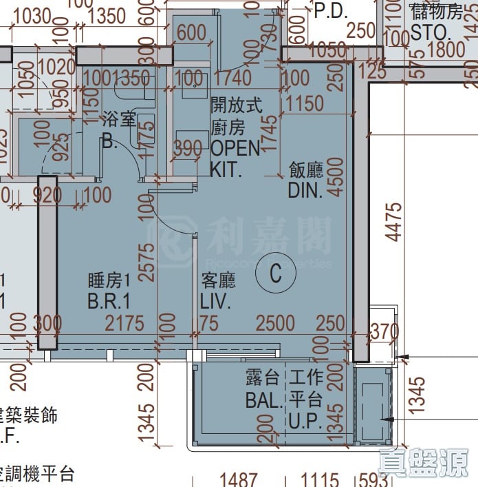 DOUBLE COAST 3期 DOUBLE COAST III 1B座 极高层 C室 土瓜湾/九龙城/新启德/新蒲岗