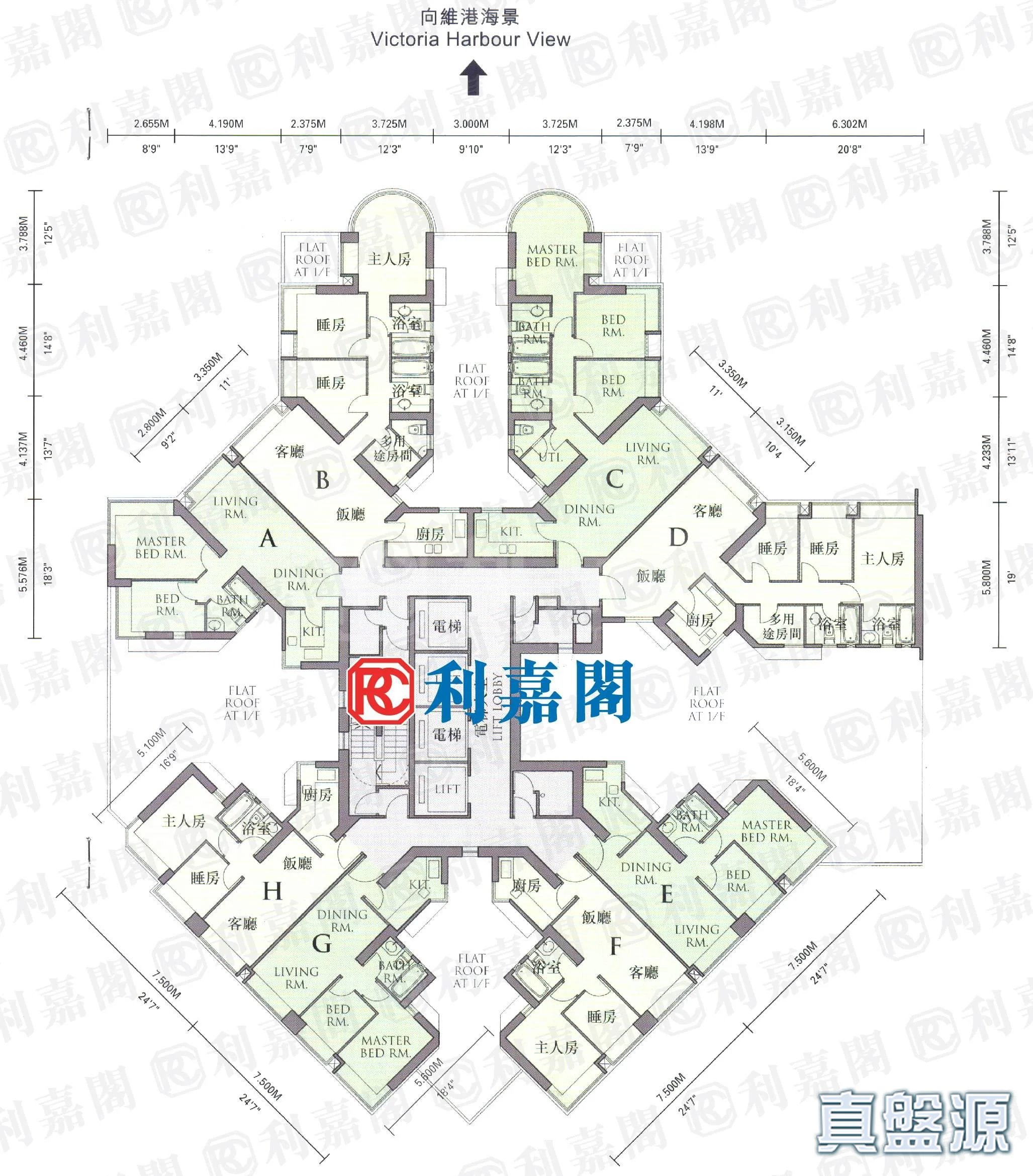 PARK AVENUE PHASE 1 - Tower 10 Very High Floor Zone Flat E Olympic Station/Nam Cheong