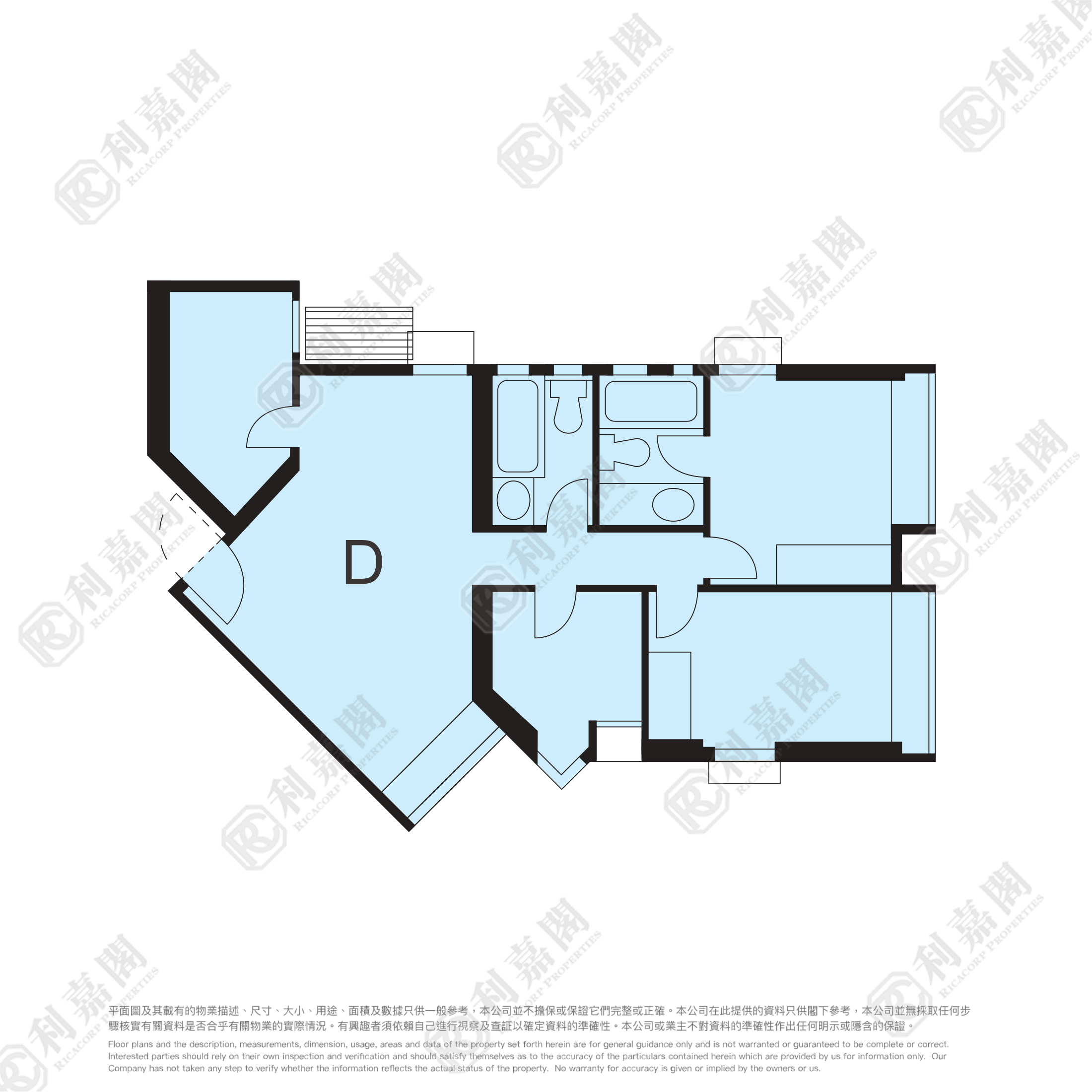 丽港城 1期 17座 中层 D室 观塘/蓝田/油塘