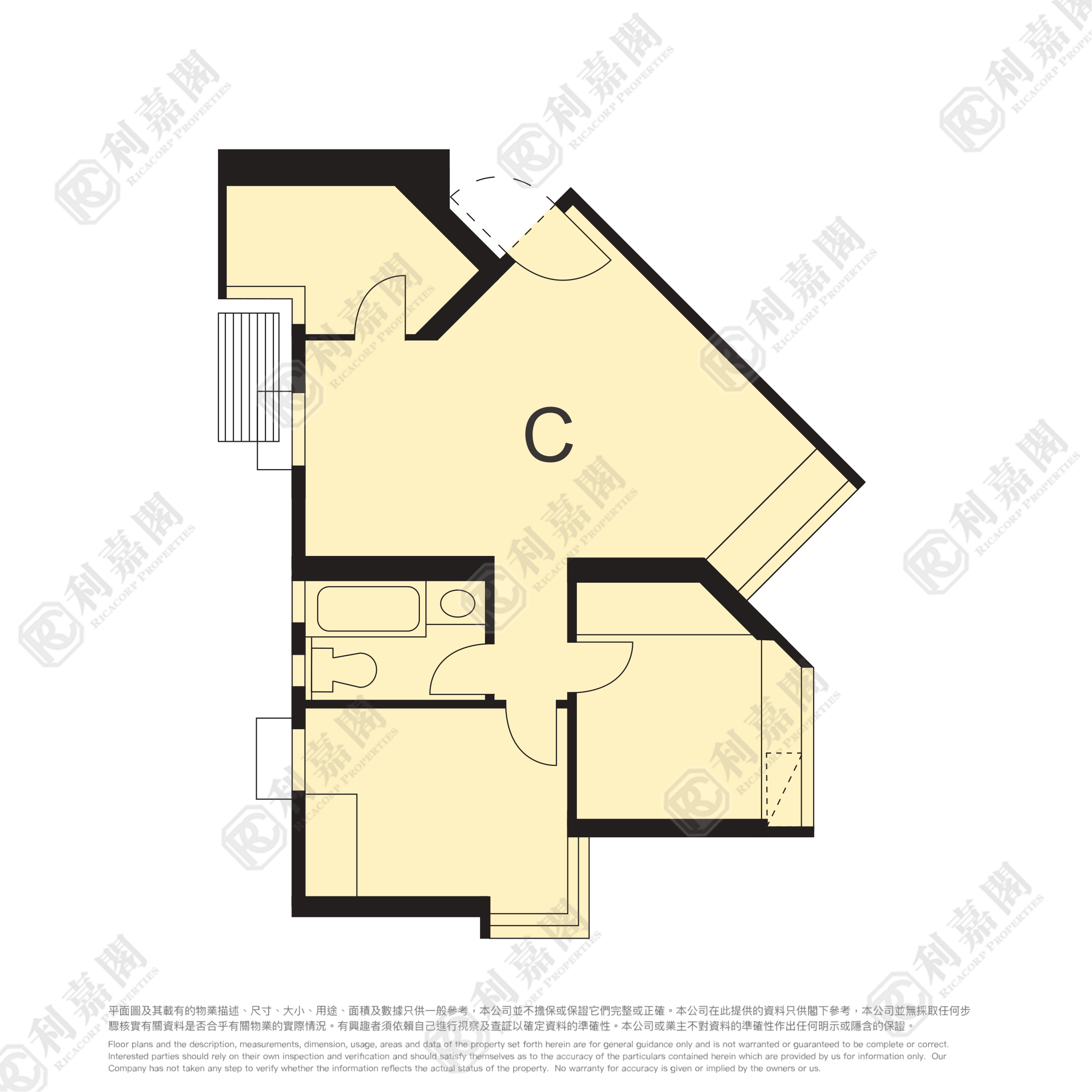 丽港城 1期 17座 中层 C室 观塘/蓝田/油塘