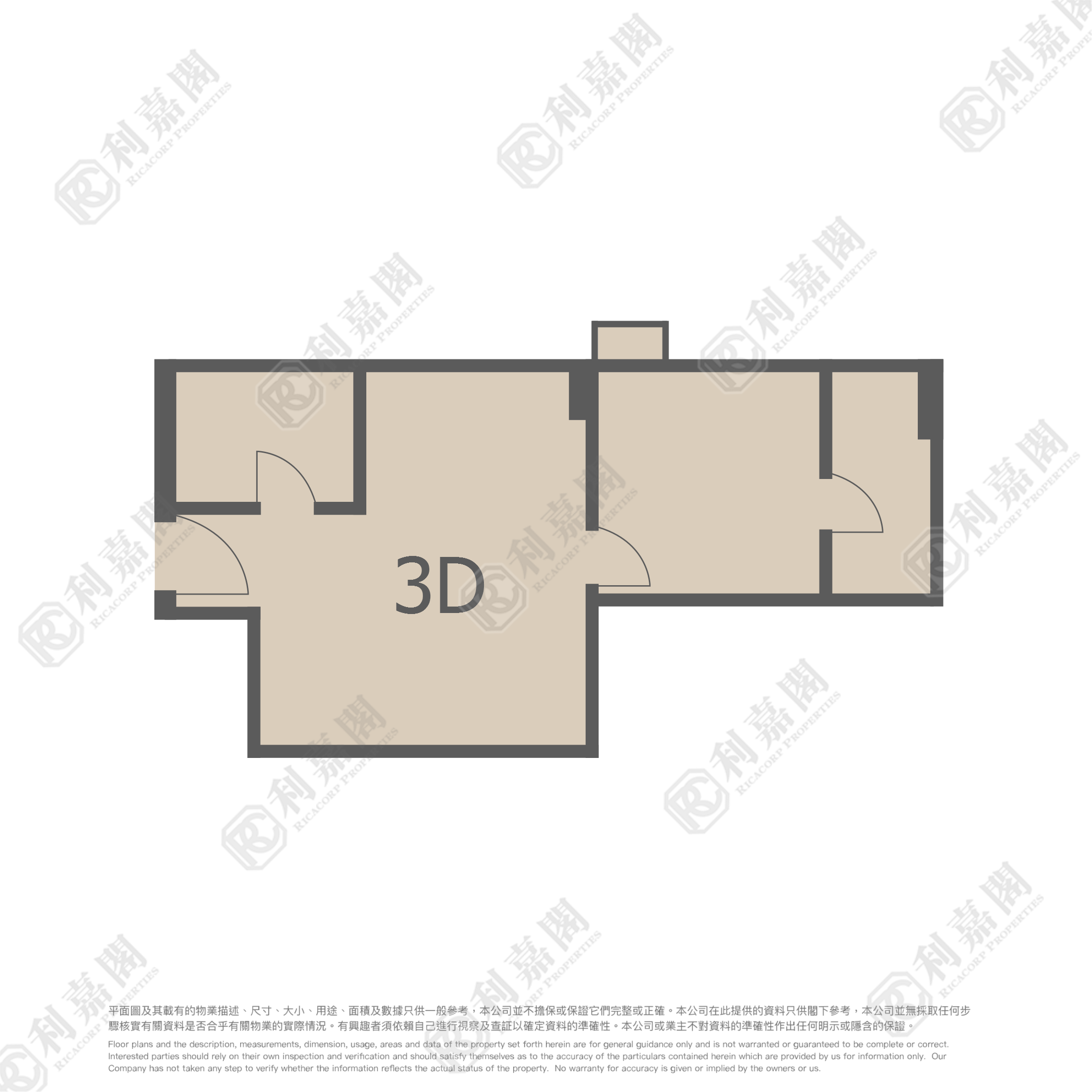 美孚新邨 2期 吉利径1-3号 高层 D室 美孚/华景