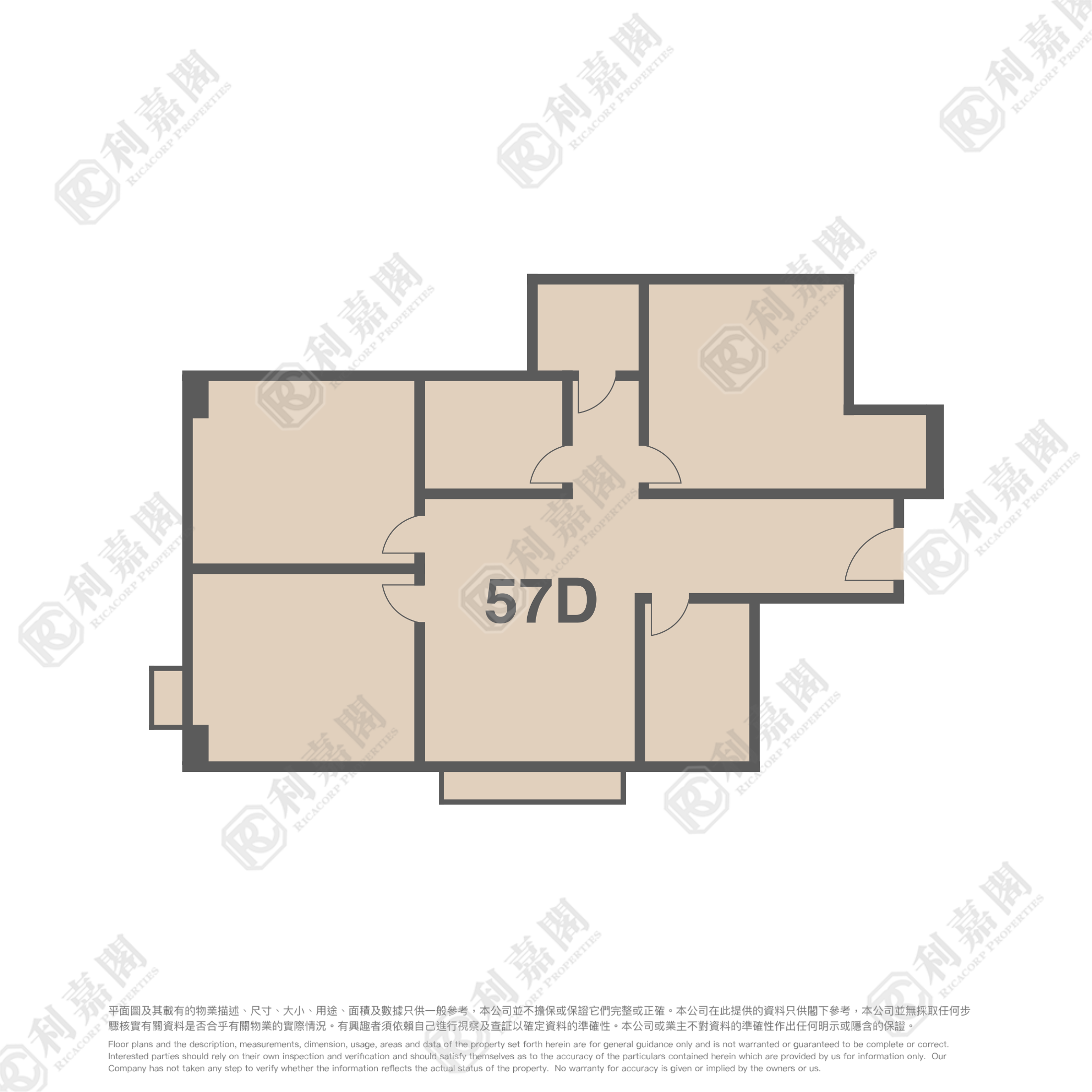 美孚新邨 3期 百老汇街57-59号 低层 D室 美孚/华景