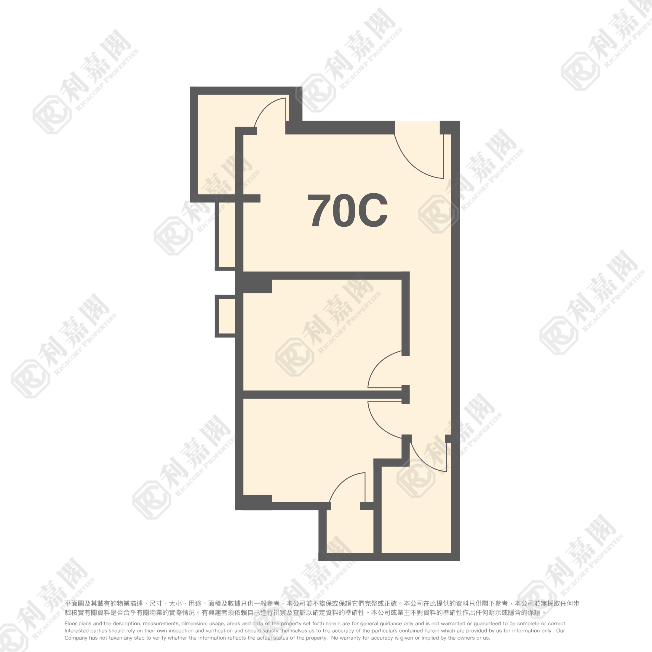 美孚新邨 3期 百老匯街68-70號 中層 C室 美孚/華景