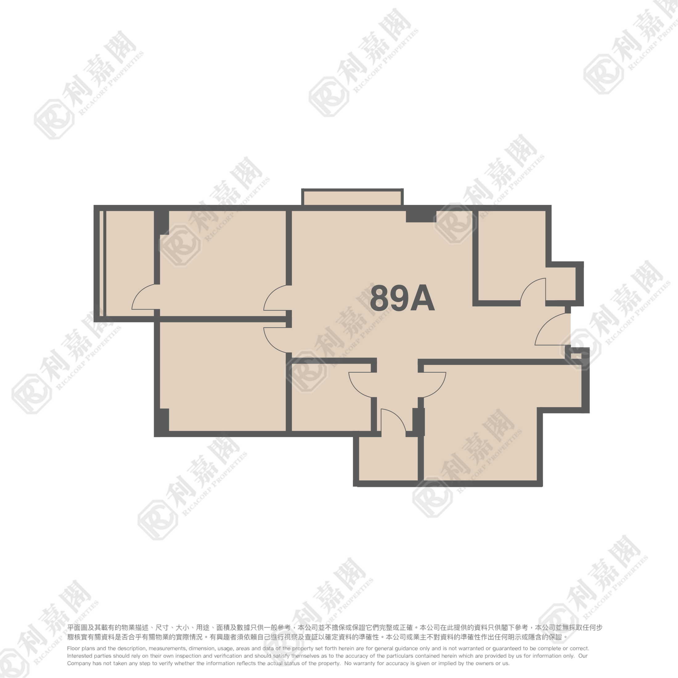 美孚新邨 4期 百老汇街89-91号 极高层 A室 美孚/华景