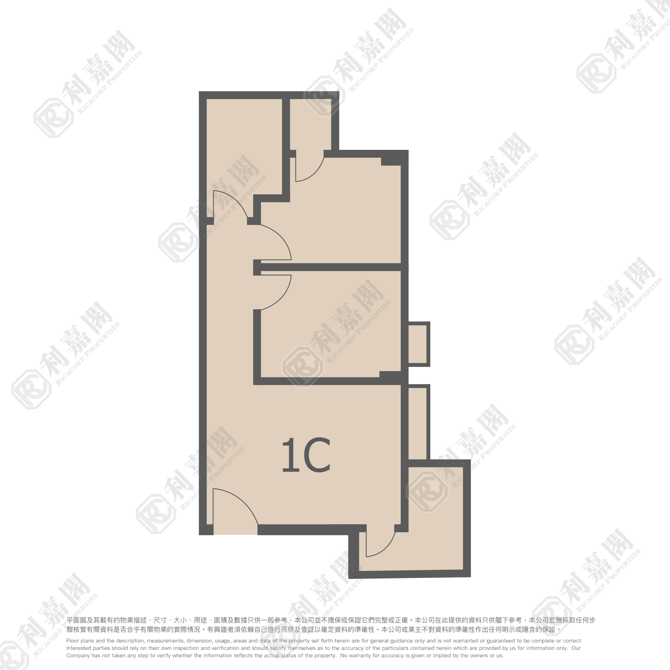 美孚新邨 5期 恒柏街1-3号 高层 C室 美孚/华景