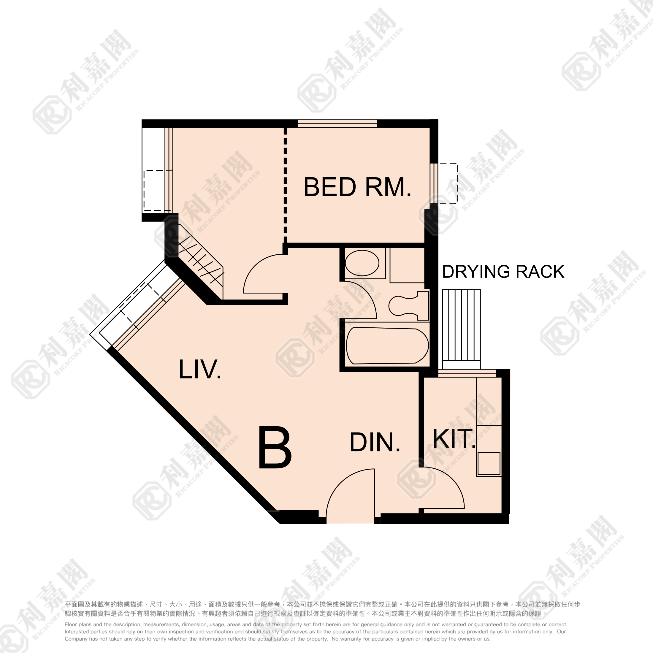 黃埔花園 2期 錦桃苑 12座 中層 B室 紅磡/黃埔/海逸