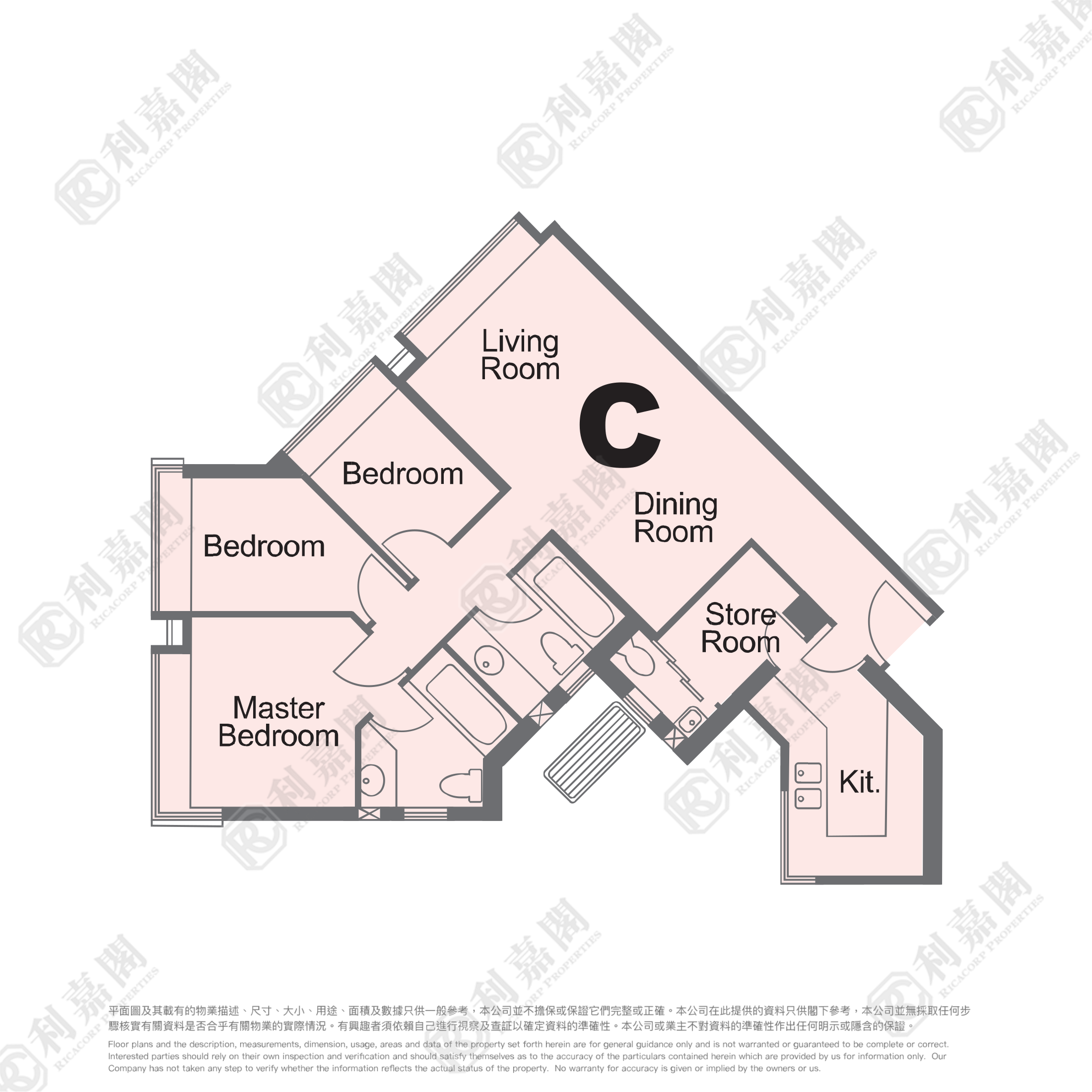 SORRENTO PHASE 1 - Block 3 Medium Floor Zone Flat C Kowloon Station/Tsim Sha Tsui/Jordan