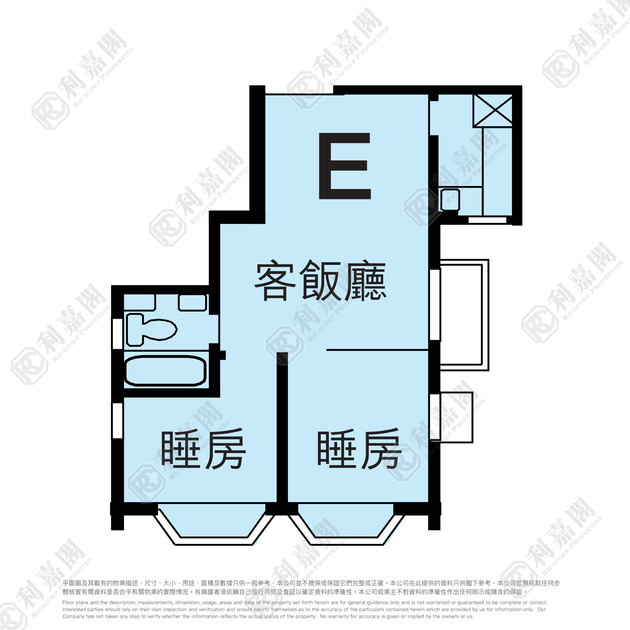 沙田中心 佳宁大厦 (C座) 低层 E室 沙田/火炭/九肚山