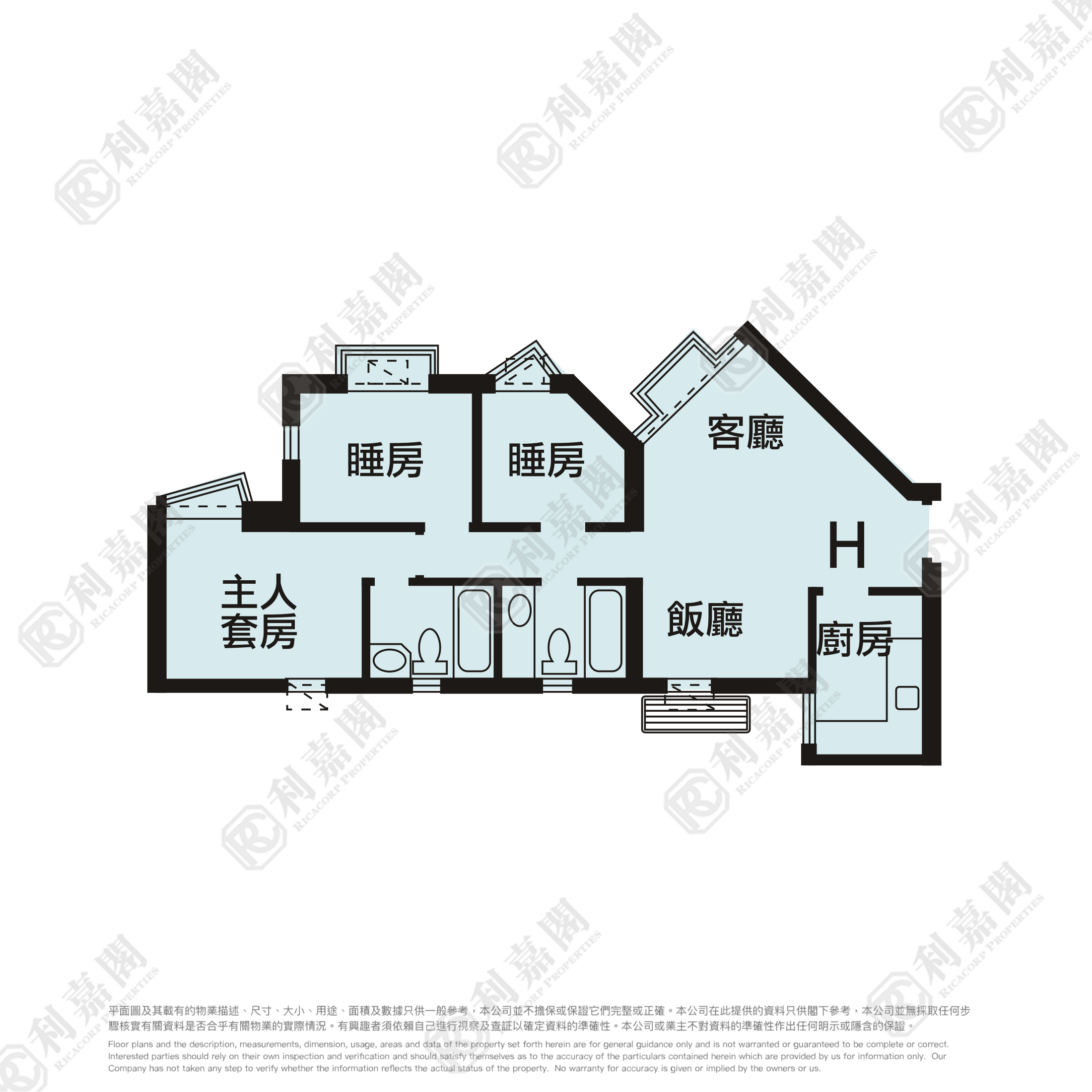 DISCOVERY PARK PHASE 1 - Block 2 Low Floor Zone Flat H Tsuen Wan