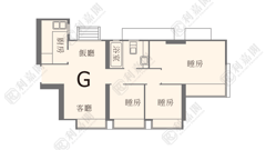 叠茵庭 1座 低层 G室 屯门