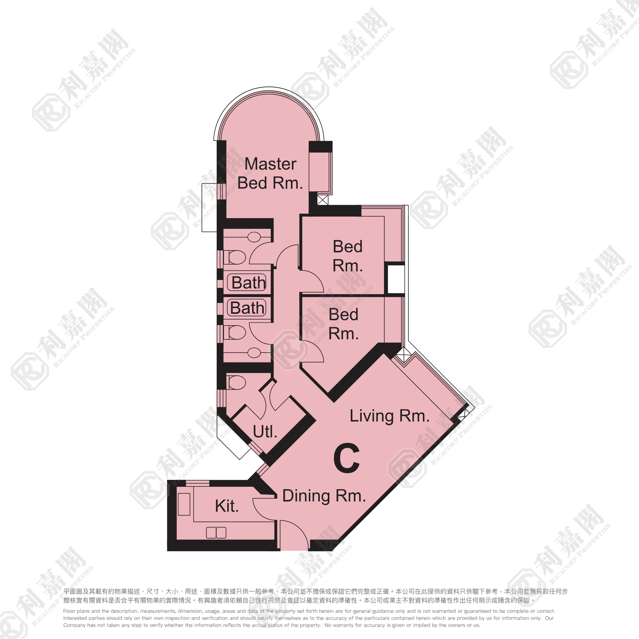PARK AVENUE PHASE 1 - Tower 10 Medium Floor Zone Flat C Olympic Station/Nam Cheong