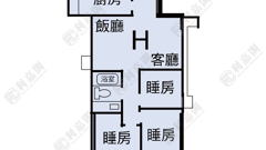 TSUEN KING GARDEN PHASE 1 - Block 4 High Floor Zone Flat H Tsuen Wan