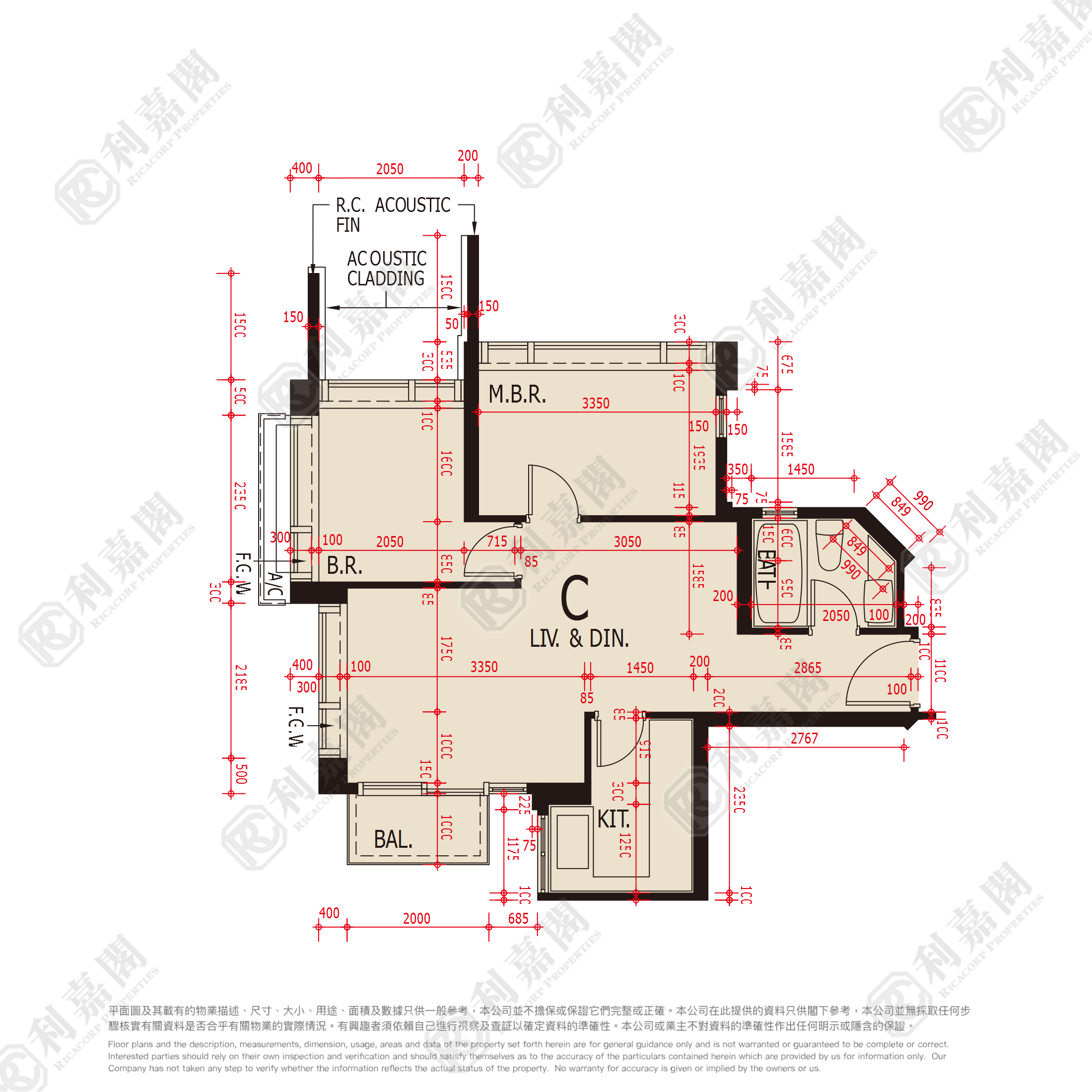 OCEAN PRIDE PHASE 3A OCEAN SUPREME - Tower 3c Medium Floor Zone Flat C Tsuen Wan