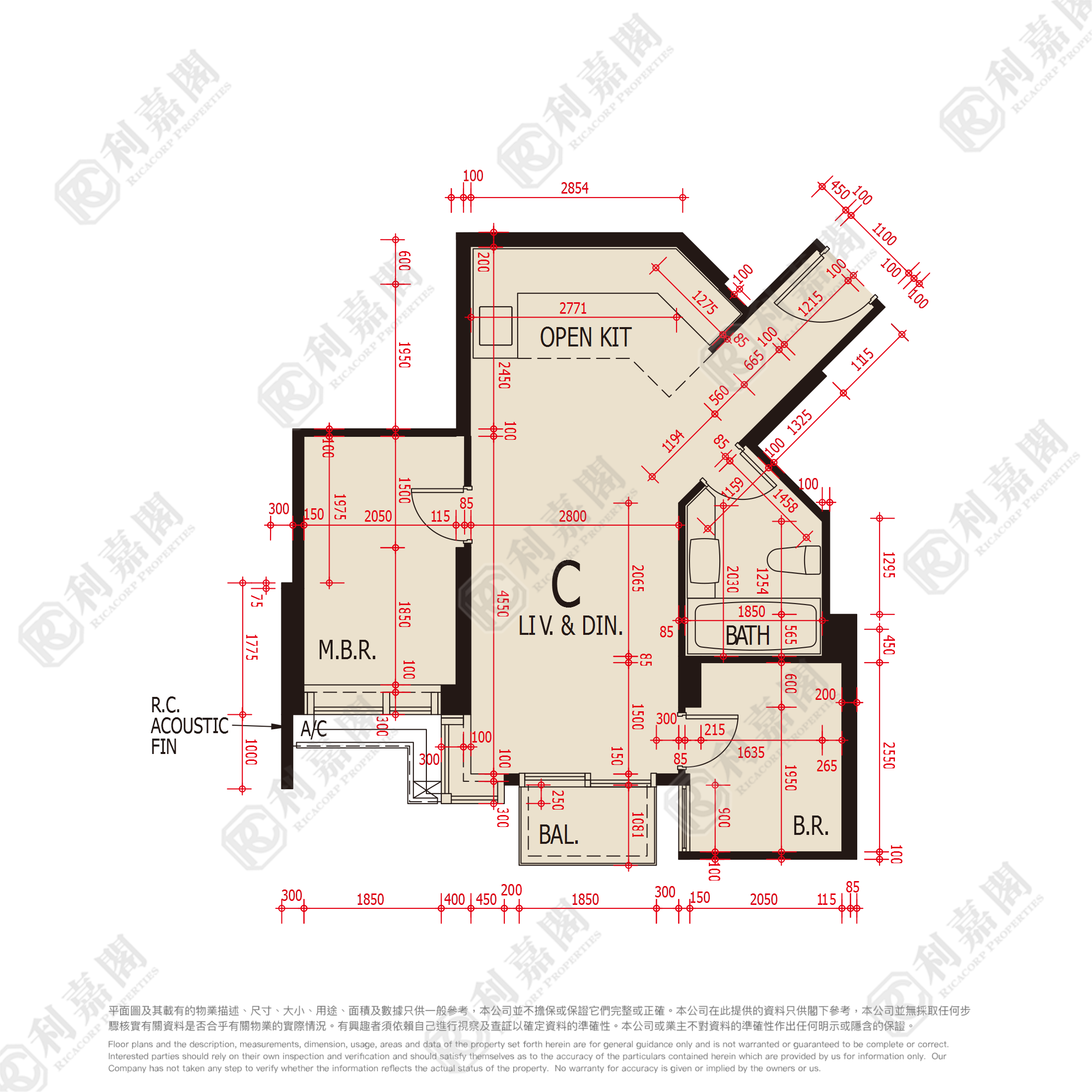 海之恋 3期A 海之恋．爱炫美 5B座 高层 C室 荃湾
