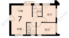 淘大花園 1期 G座 高層 7室 九龍灣/牛池灣/鑽石山/黃大仙