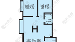 好运中心 松林阁 (A1座) 极高层 H室 沙田/火炭/九肚山