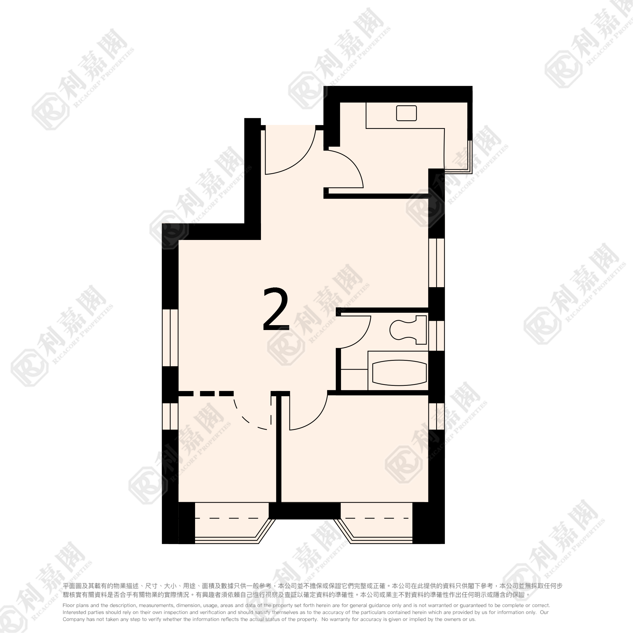 淘大花园 3期 L座 极高层 2室 九龙湾/牛池湾/钻石山/黄大仙