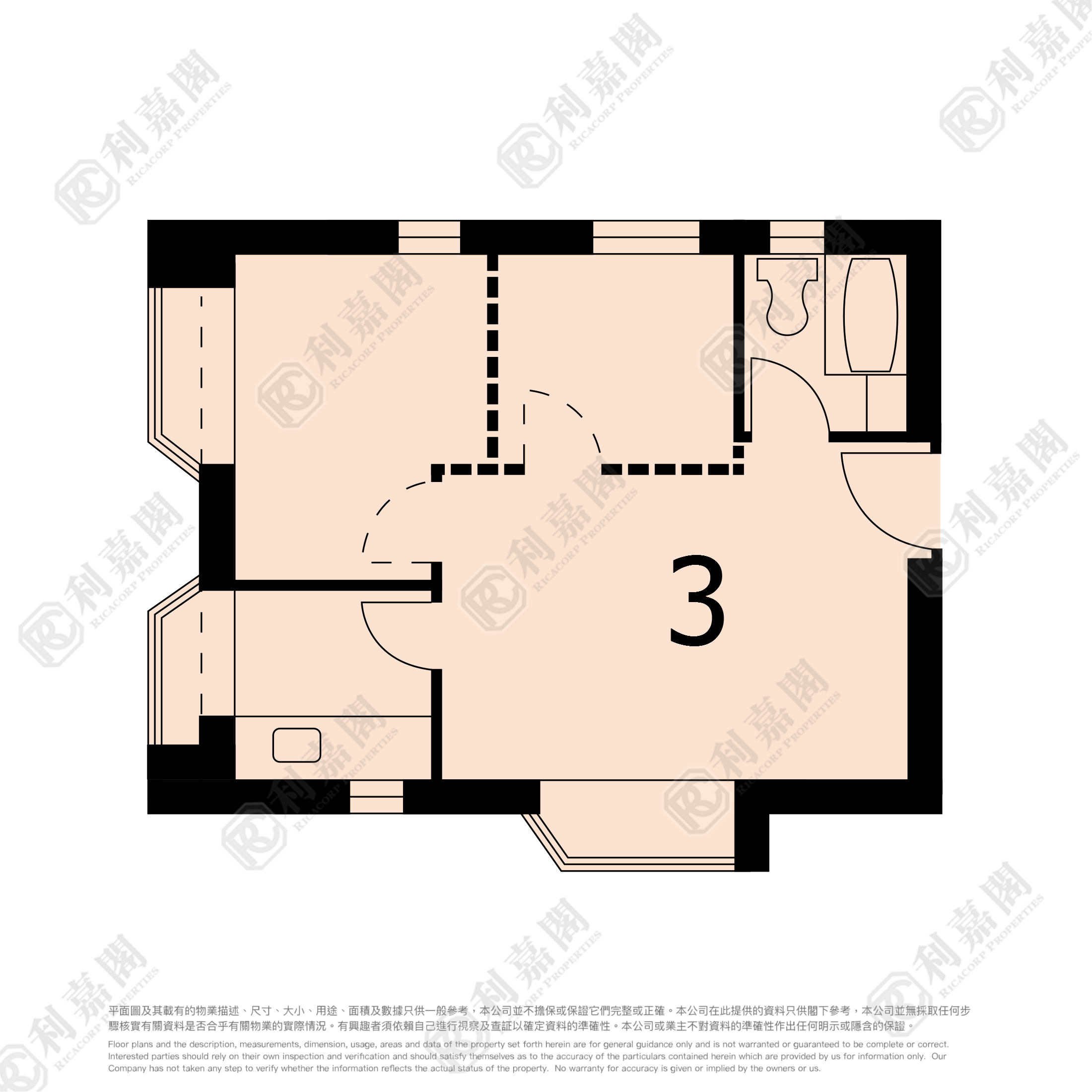 淘大花園 3期 L座 高層 3室 九龍灣/牛池灣/鑽石山/黃大仙