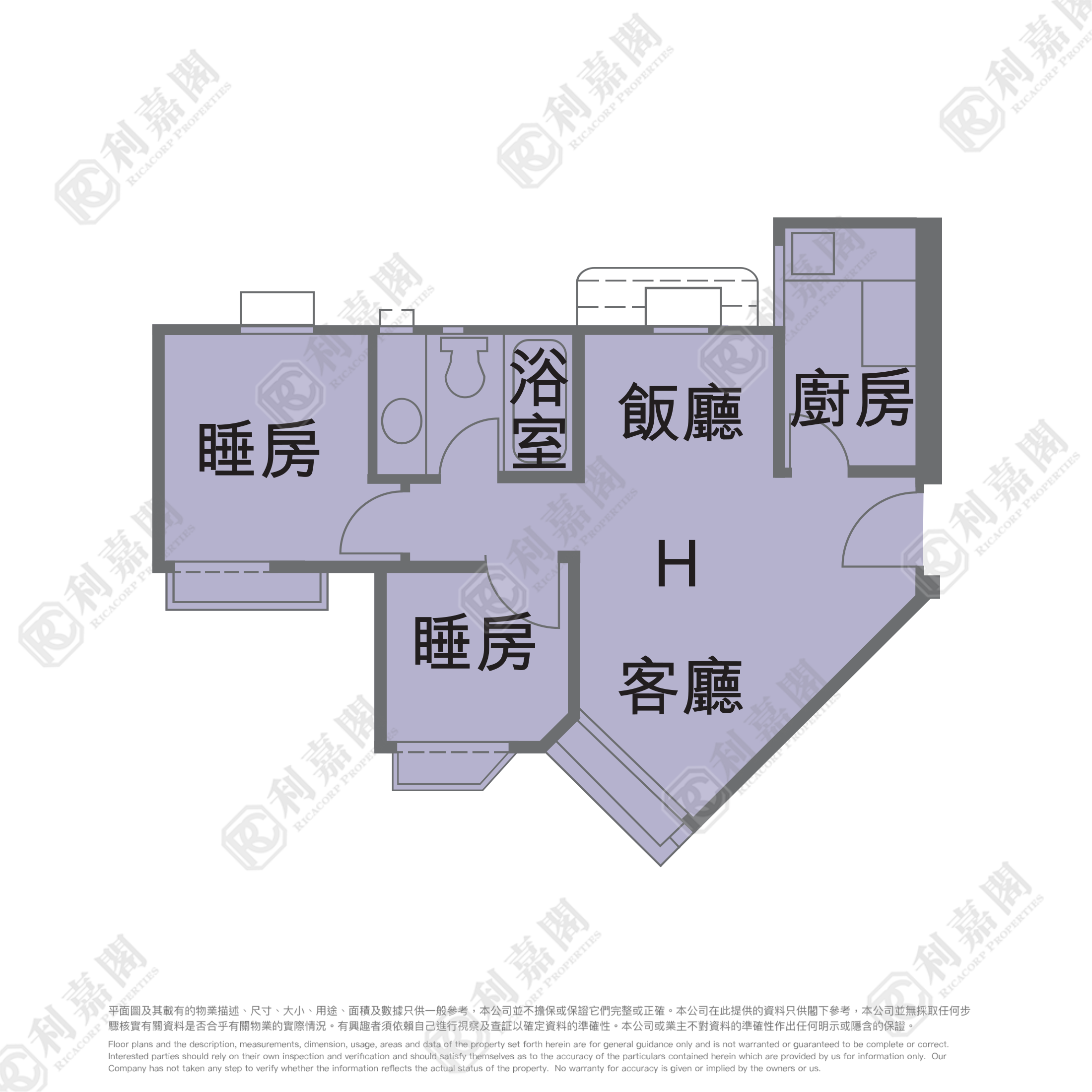碧湖花園 5座 低層 H室 上水/粉嶺/古洞