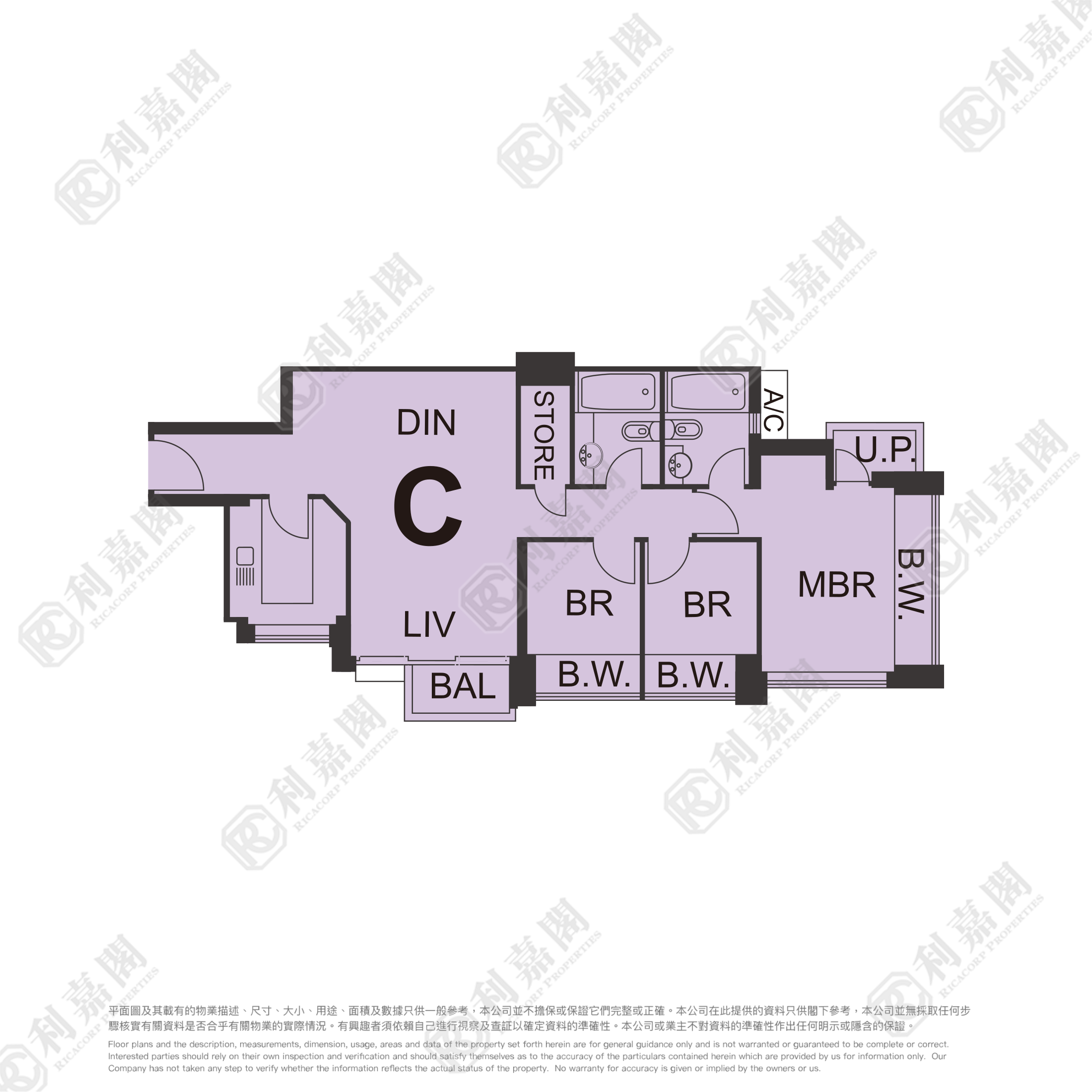 OCEANAIRE TOWER 6B Medium Floor Zone Flat C Ma On Shan