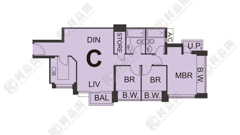 OCEANAIRE TOWER 6B Medium Floor Zone Flat C Ma On Shan