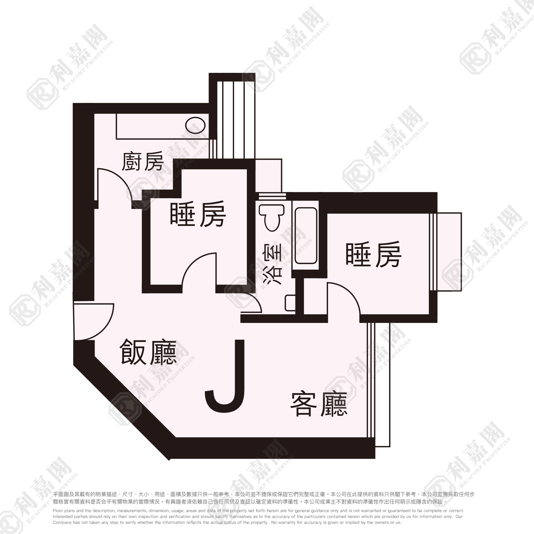 泽丰花园 泽国楼 (1座) 极高层 J室 屯门