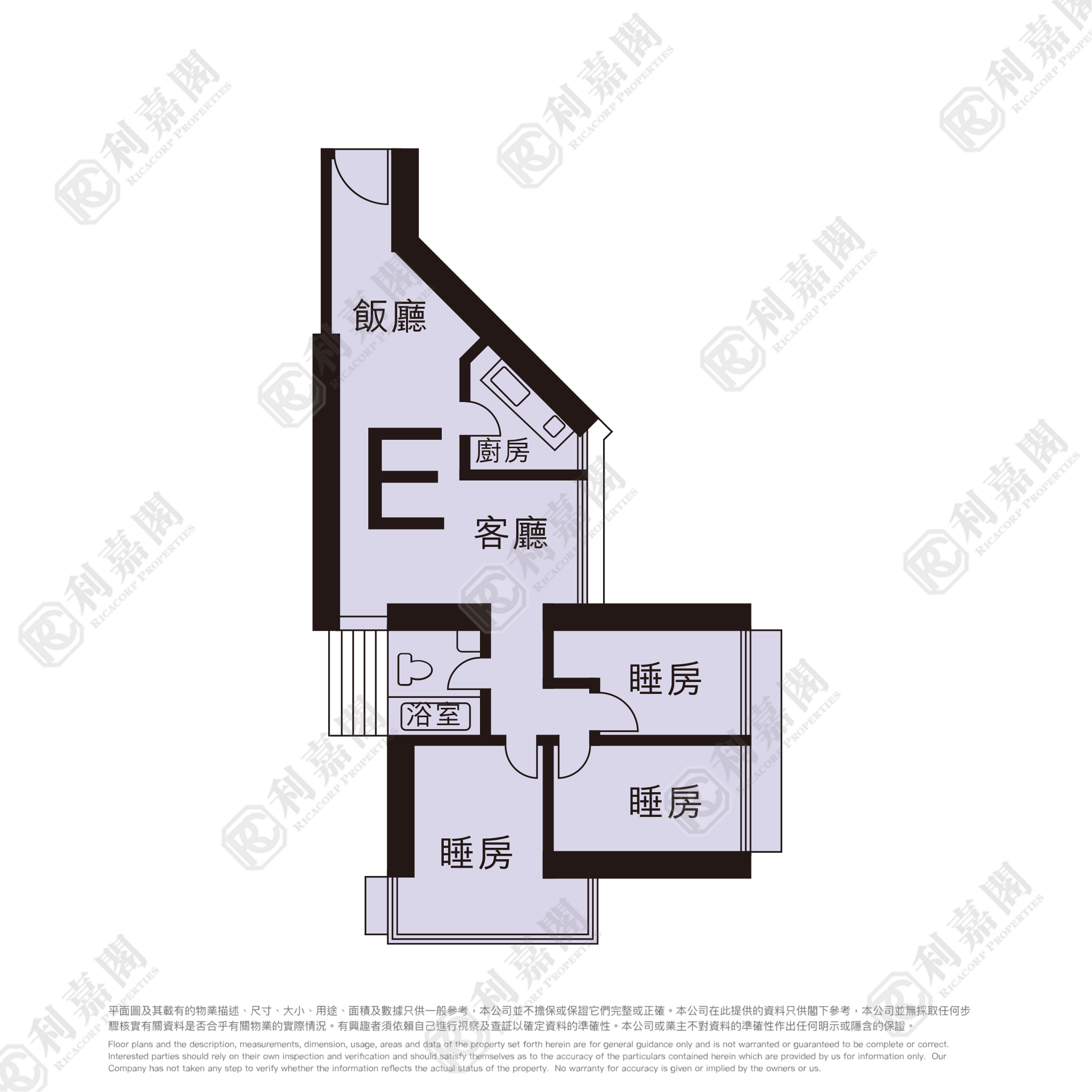 泽丰花园 泽泰楼 (2座) 极高层 E室 屯门