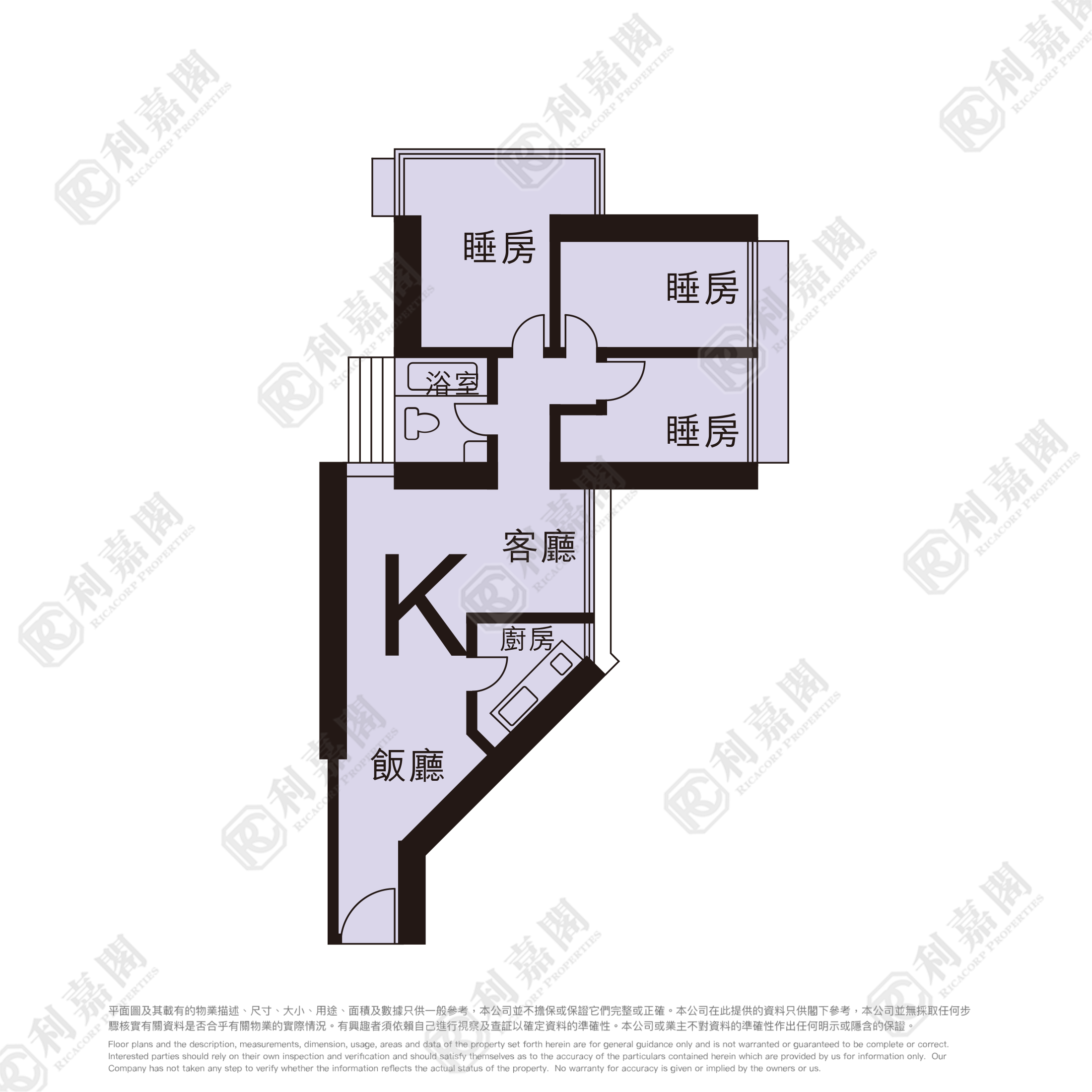 泽丰花园 泽泰楼 (2座) 中层 K室 屯门
