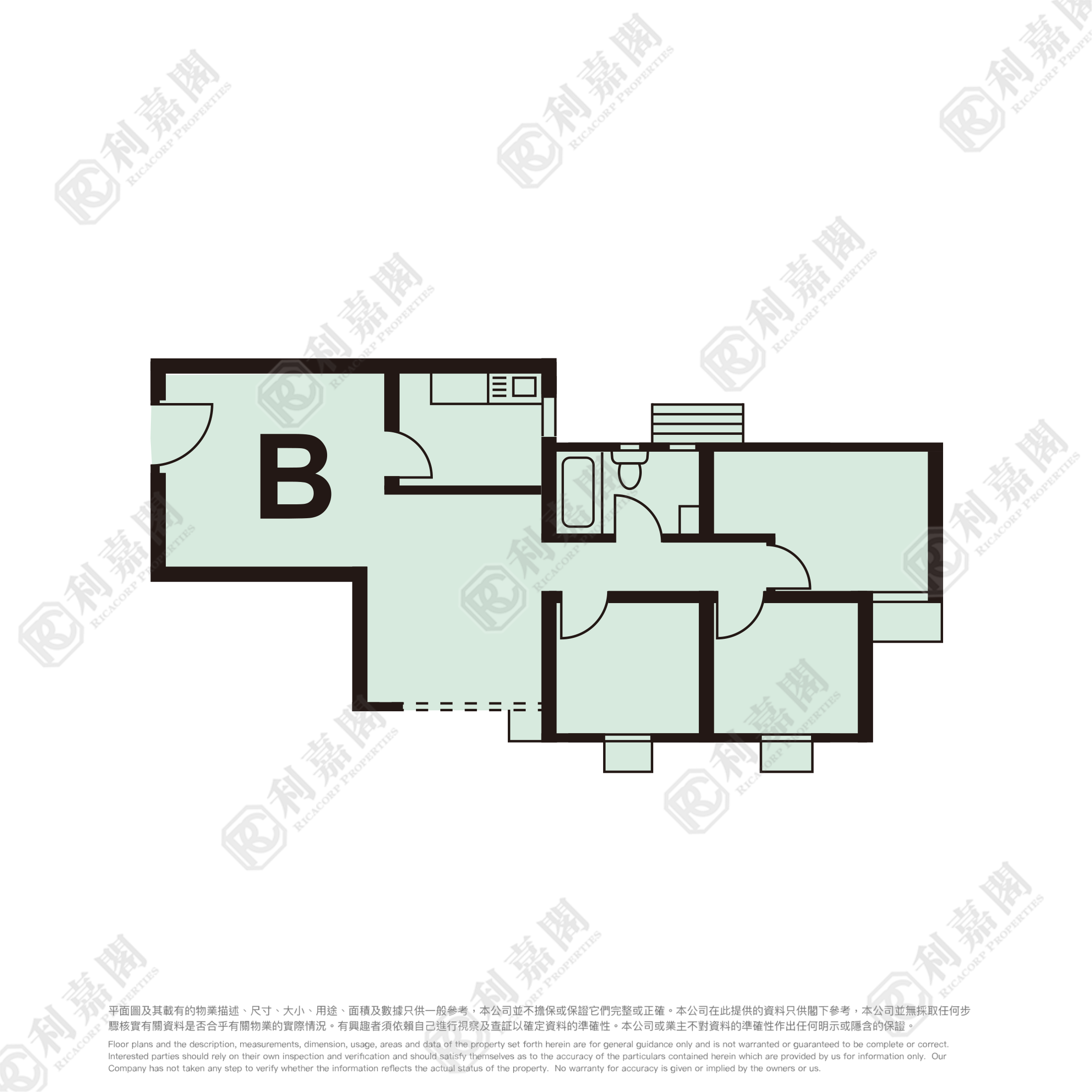 SADDLE RIDGE GARDEN BLOCK 6 Low Floor Zone Flat B Ma On Shan