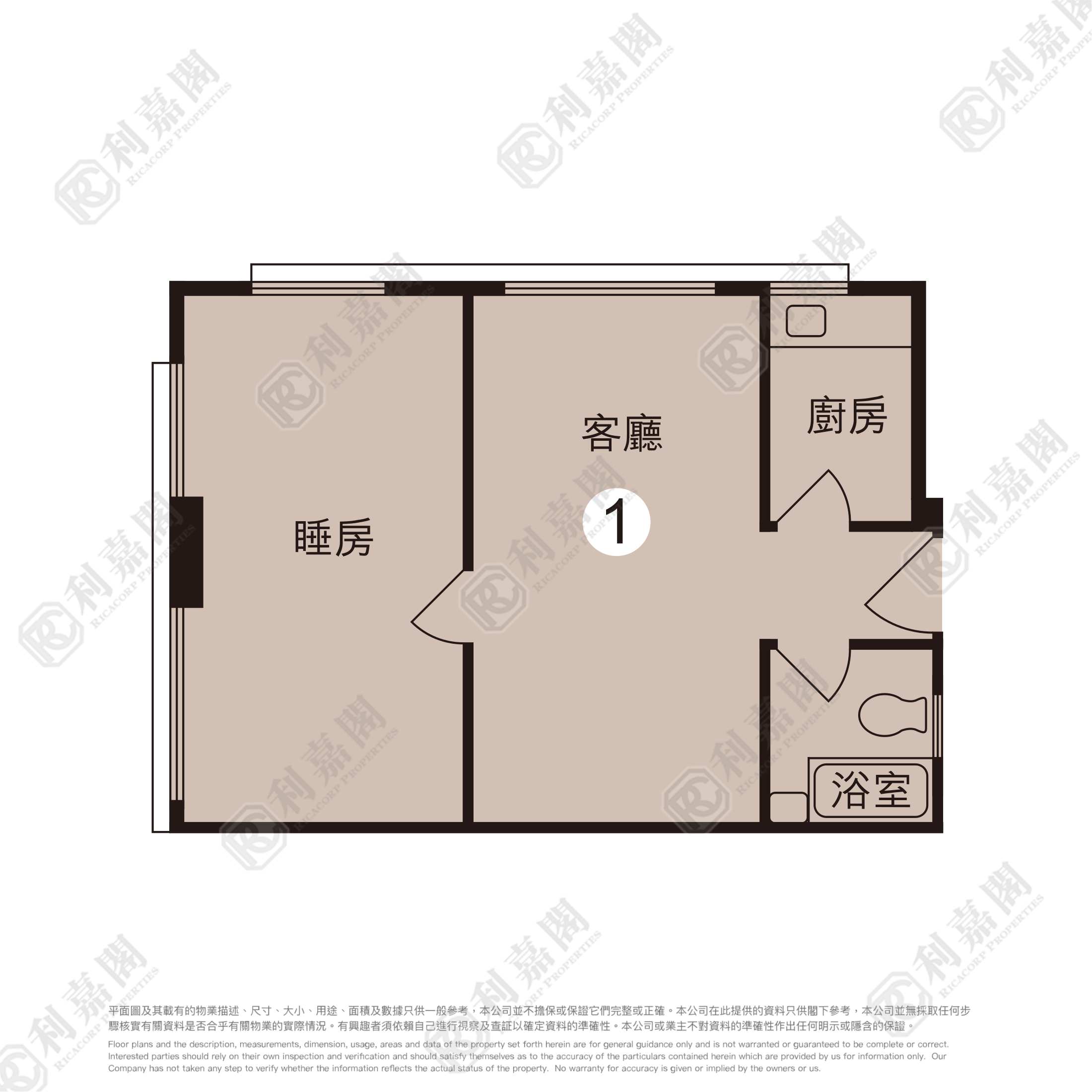 黄埔新邨 佳荣楼 (N座) 极高层 1室 红磡/黄埔/海逸
