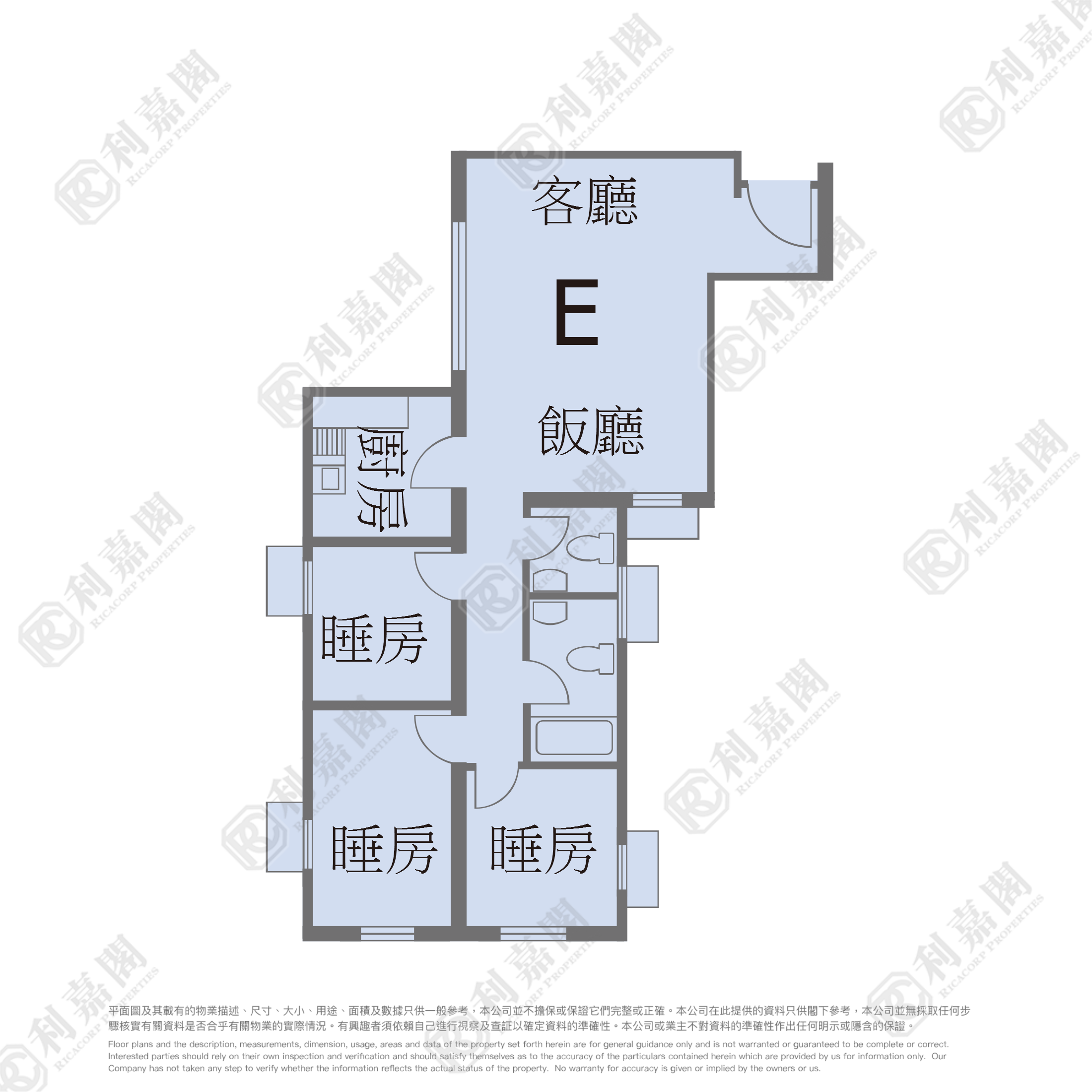 龙门居 1座 高层 E室 屯门