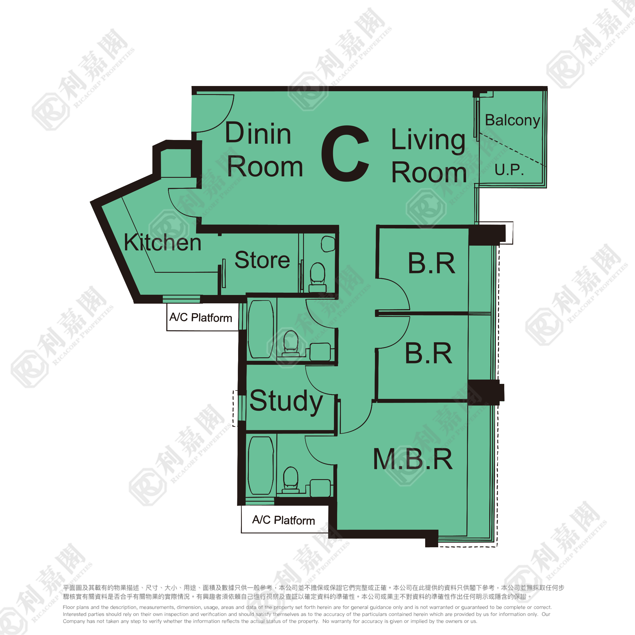 VISION CITY BLOCK 3 High Floor Zone Flat C Tsuen Wan