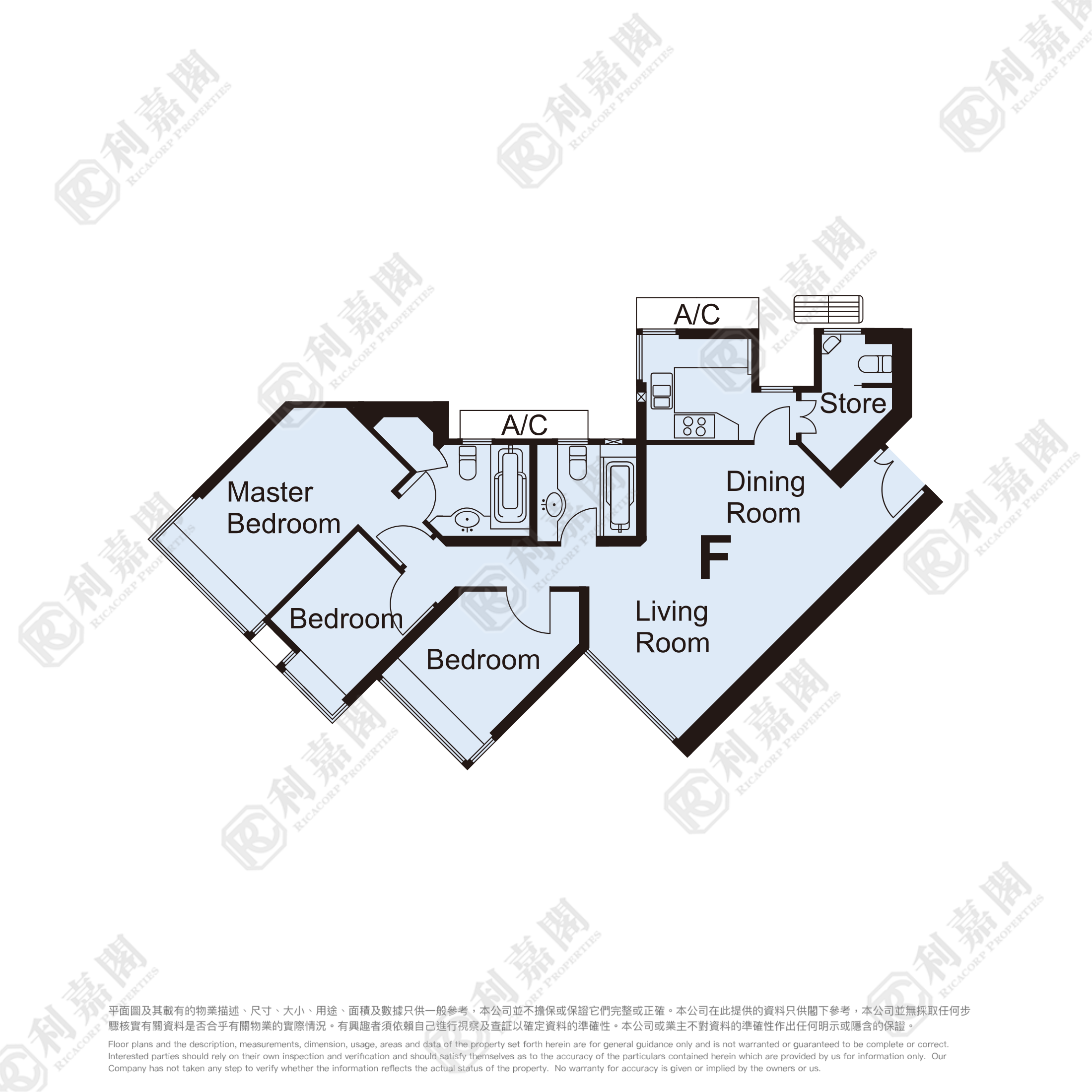 THE WATERFRONT PHASE 1 - Tower 1 High Floor Zone Flat F Kowloon Station/Tsim Sha Tsui/Jordan