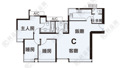 THE WATERFRONT PHASE 2 - Tower 6 Medium Floor Zone Flat C Kowloon Station/Tsim Sha Tsui/Jordan