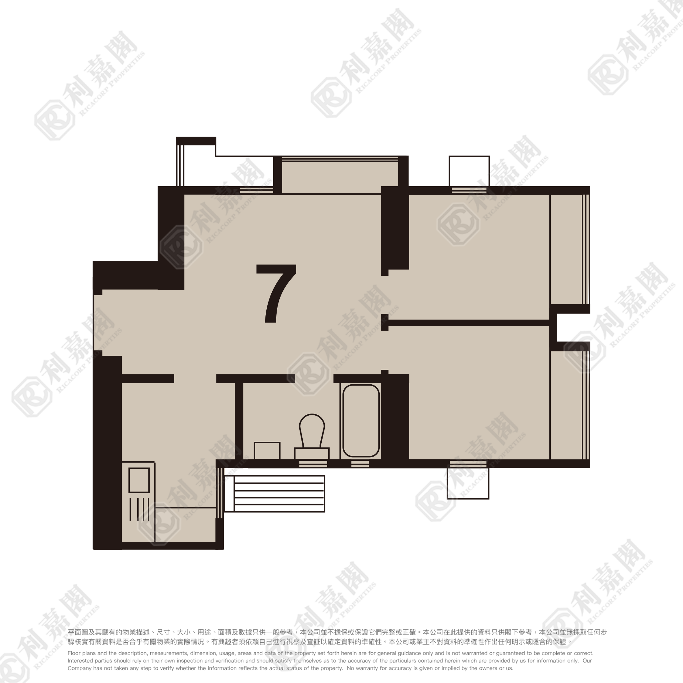 豐景園 2座 高層 7室 屯門