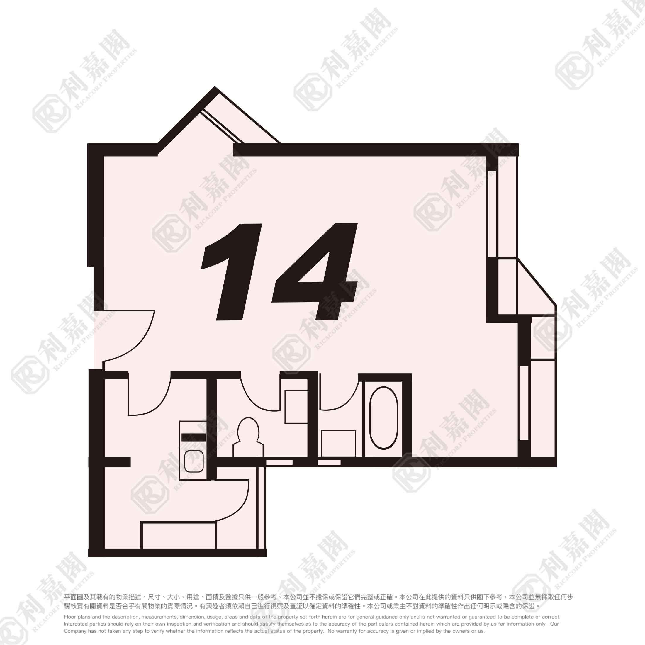煜明苑 炜明阁 (A座) 高层 14室 将军澳