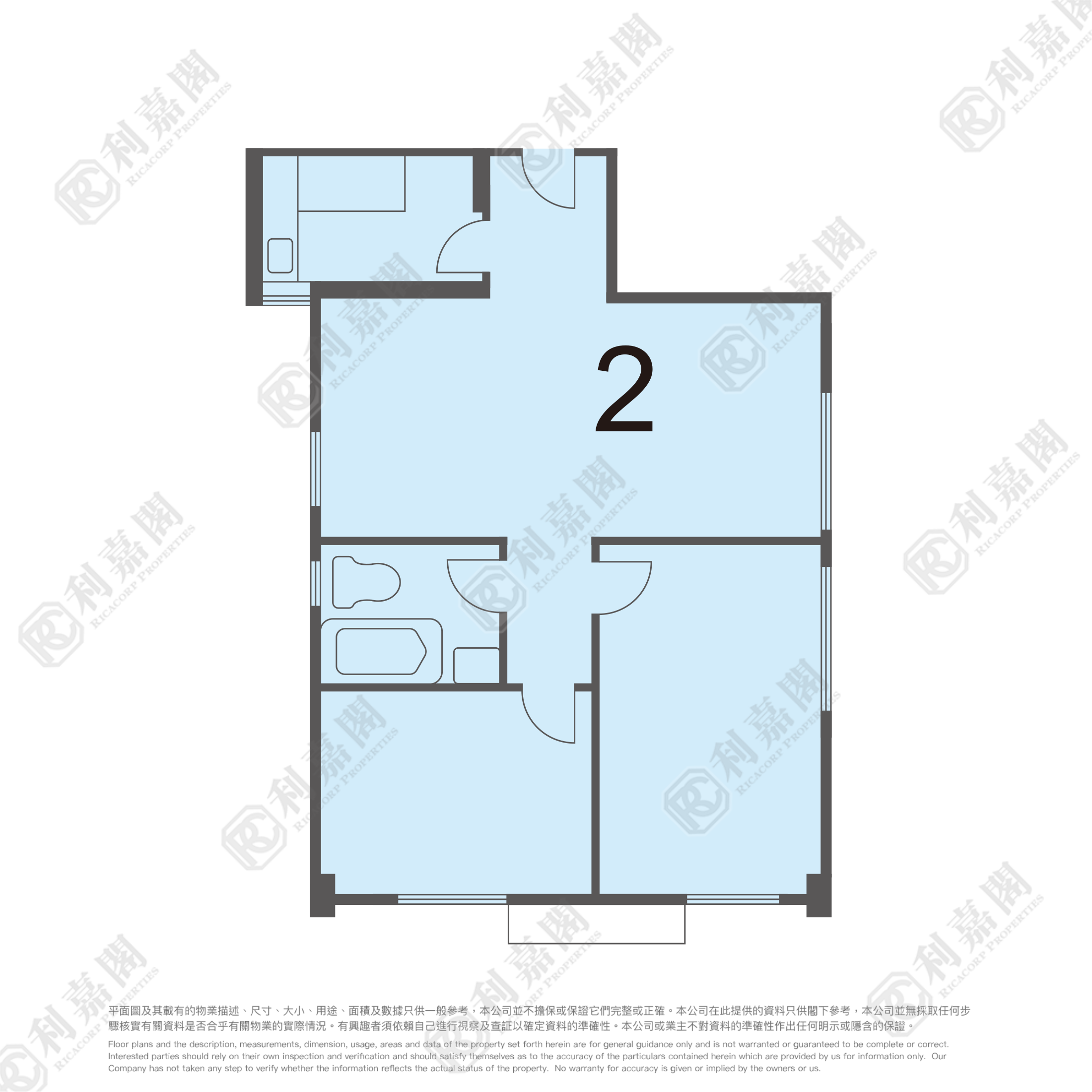 偉恒昌新邨 昌景閣 F座 低層 2室 土瓜灣/九龍城/新啟德/新蒲崗