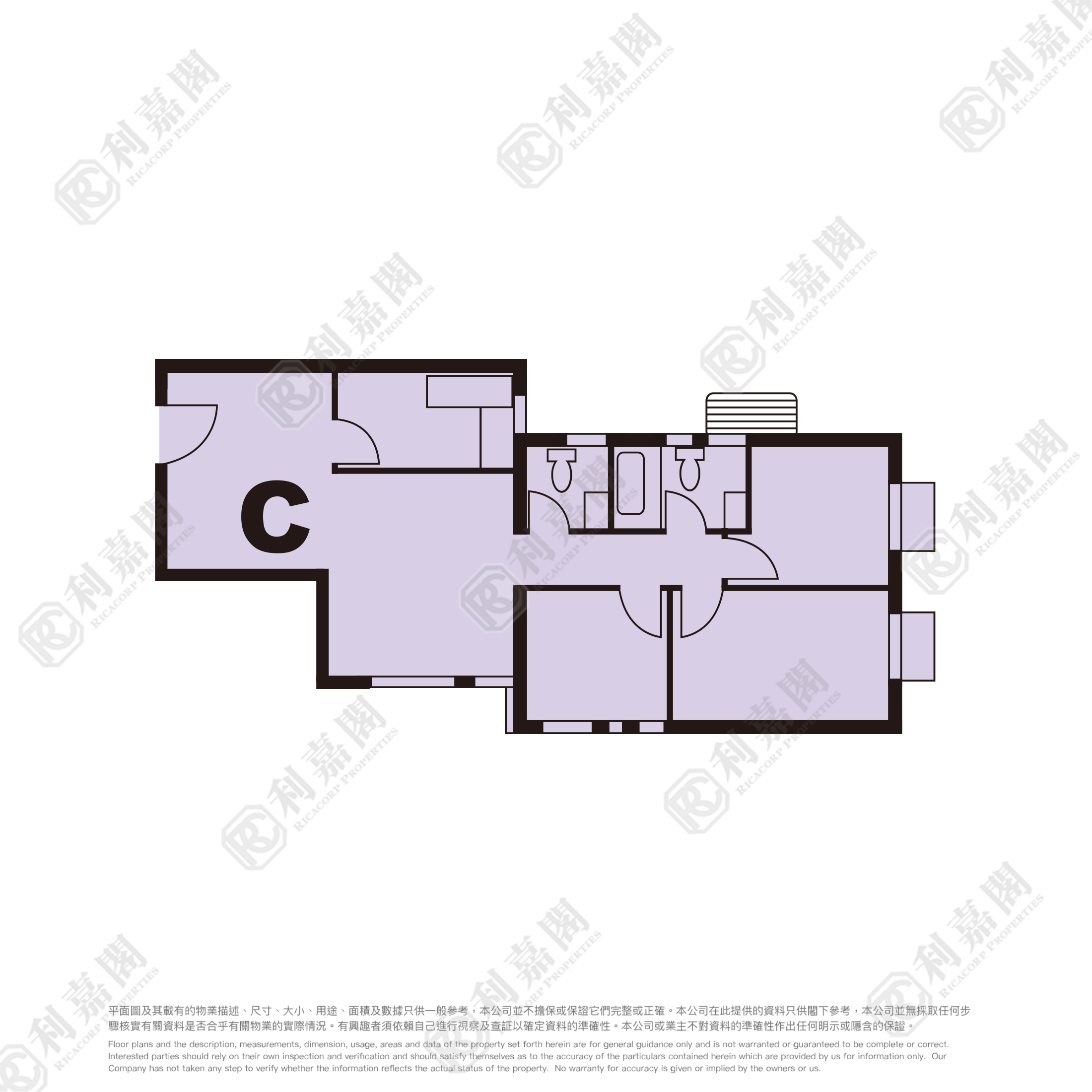 富康花园 5座 高层 C室 将军澳