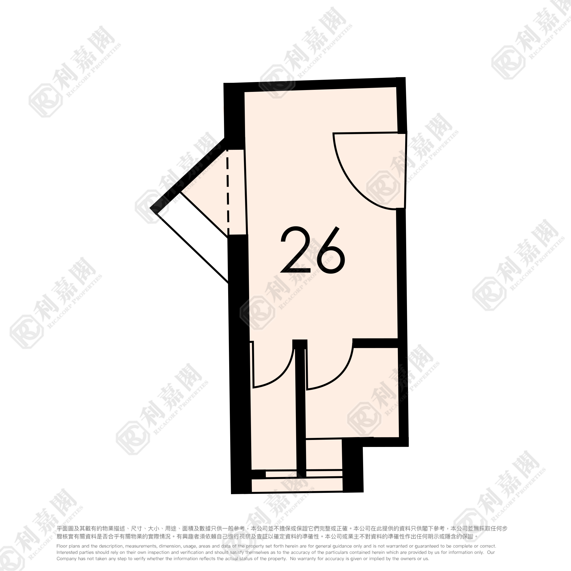 景林邨 景桃楼 (6座) 中层 26室 将军澳