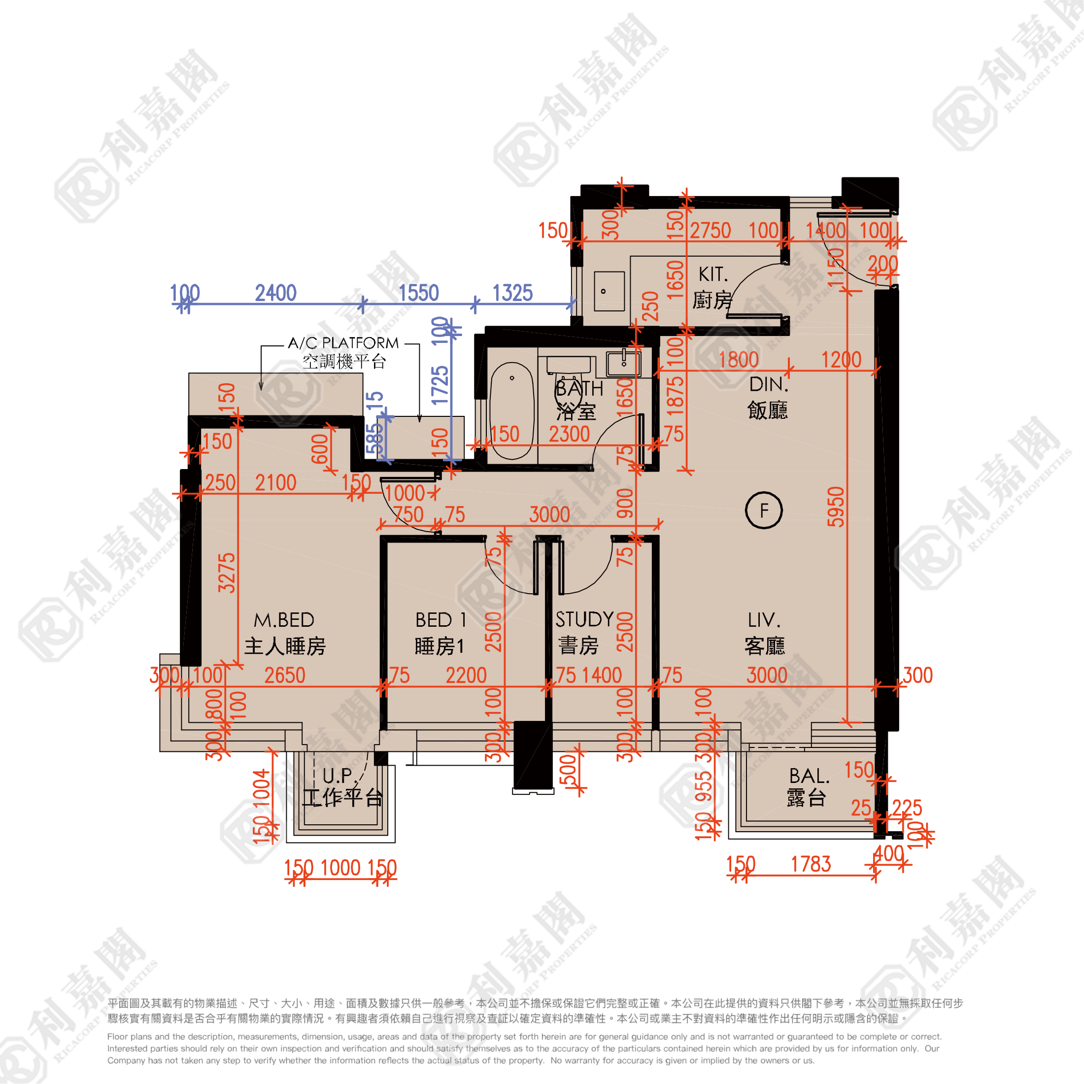 皓畋 3座 中层 F室 何文田/京士柏/九龙塘/又一村