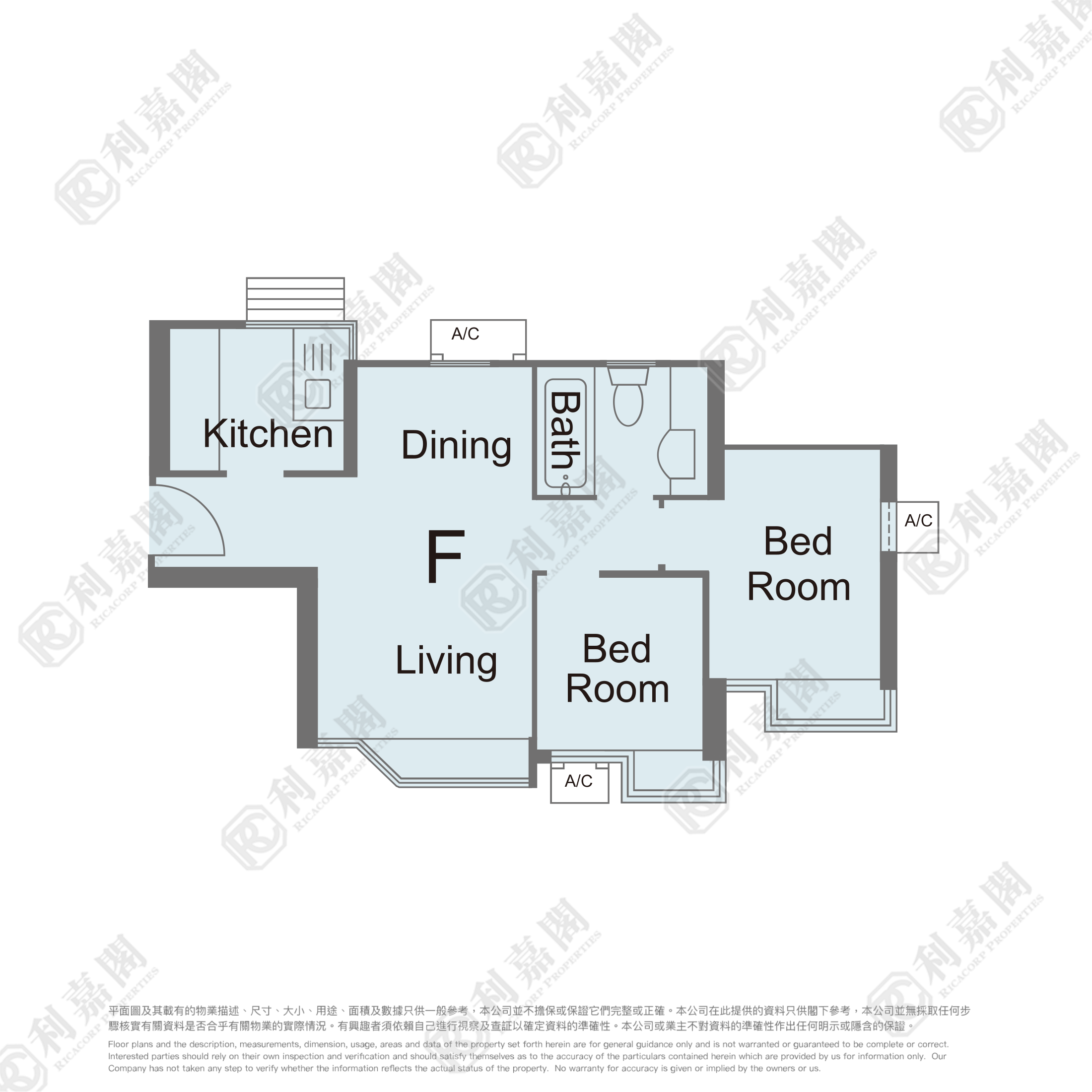 欣廷軒 1座 低層 F室 沙田/火炭/九肚山