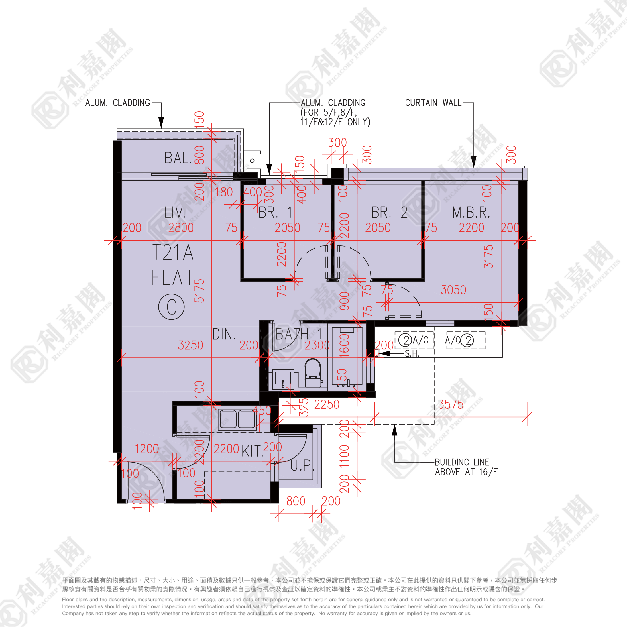 峻峦 2B期 PARK YOHO NAPOLI 21A座 高层 C室 元朗