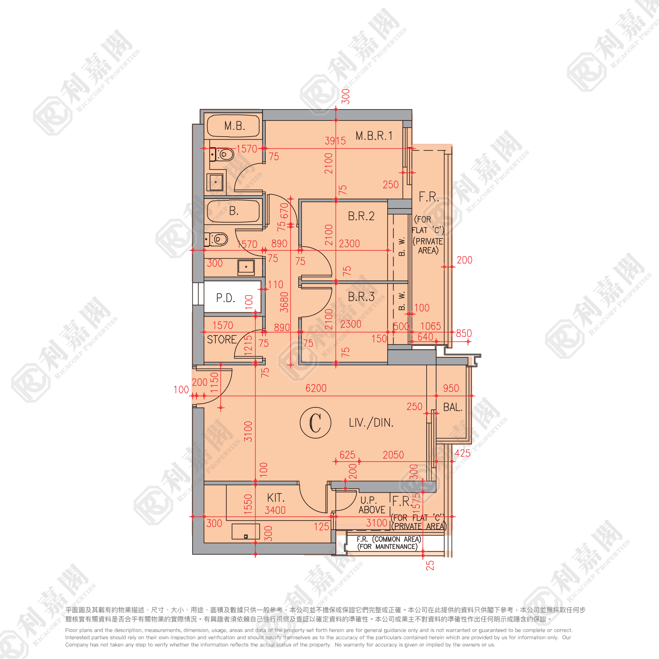 RESIDENCE 譽88 1座 低層 C室 元朗